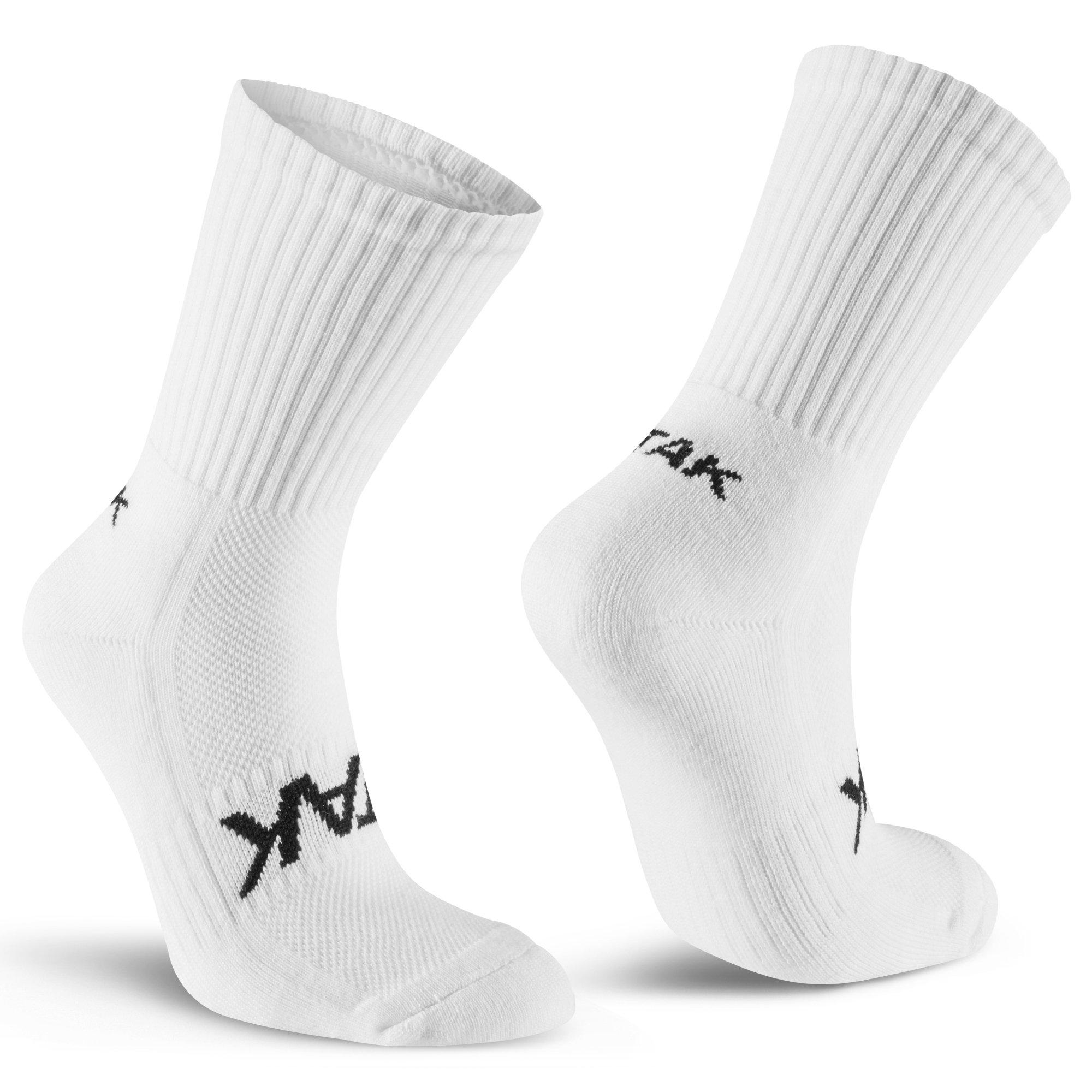 Atak Sports Men's Atak Half Leg Socks Senior - White - 6-8