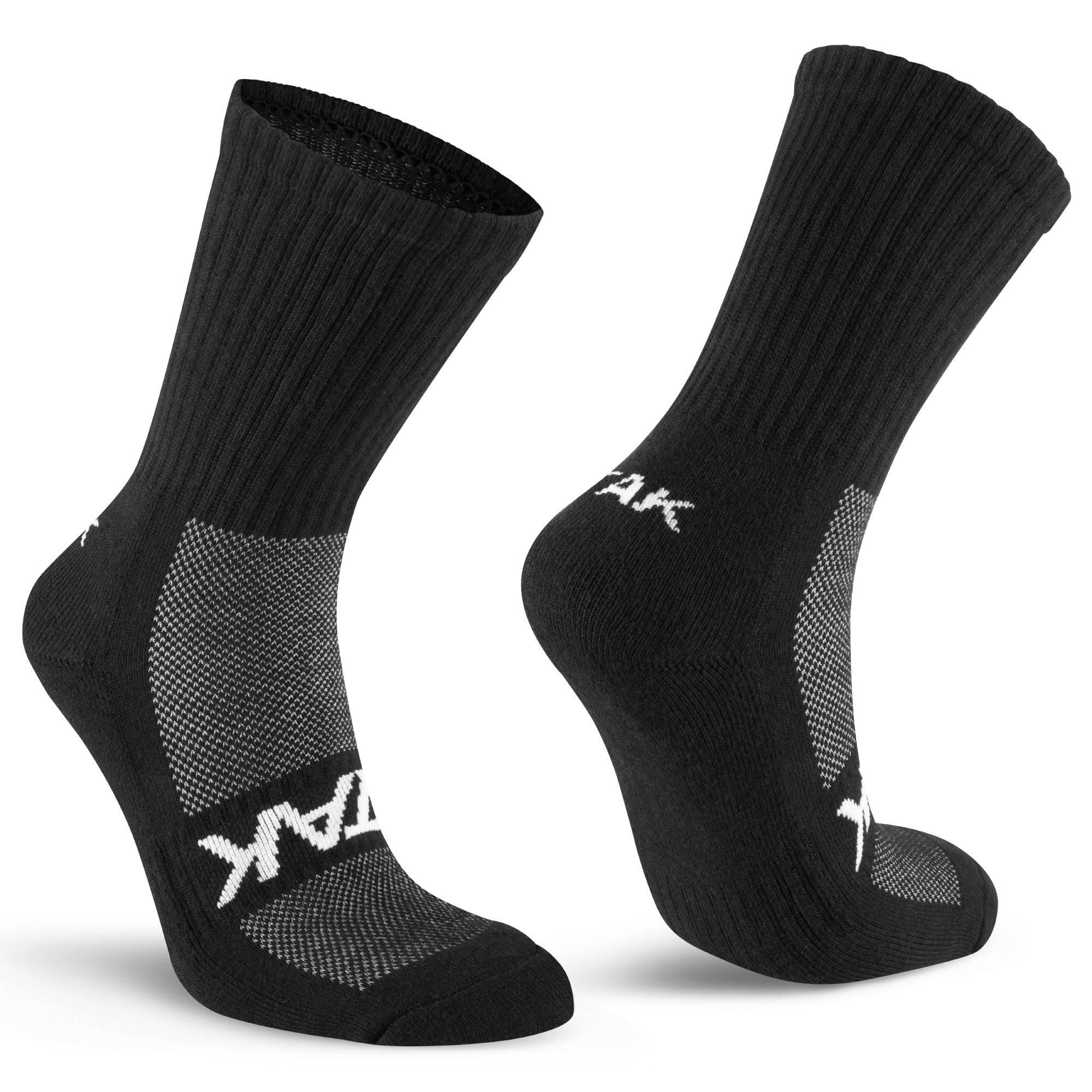 Atak Sports Men's Atak Half Leg Socks Senior - Black - 6-8