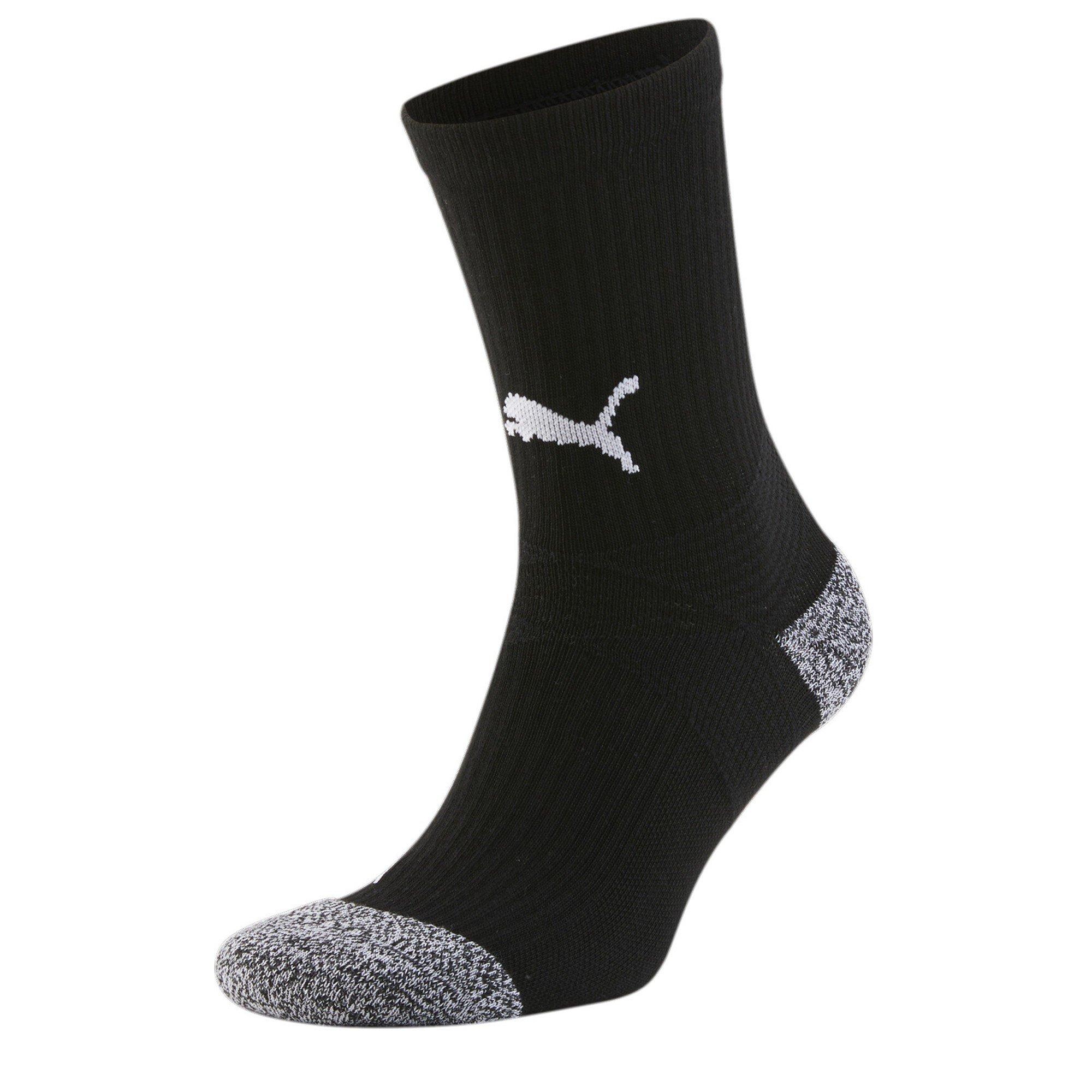 Puma  Kids Teamliga Training Socks Football Sock - Black/White - 12-2