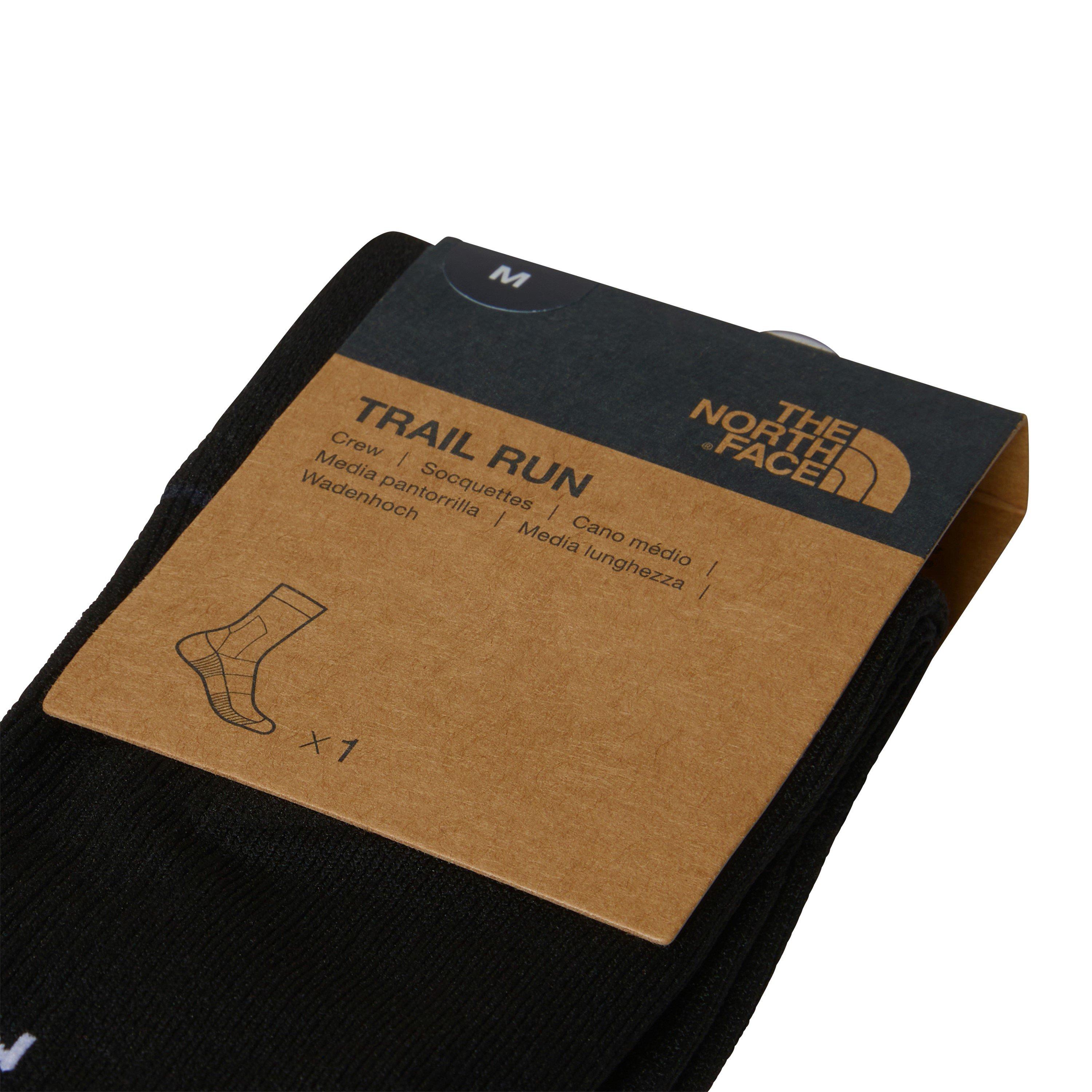 Noir - The North Face - Trail Run Sock Crew Unisex Adults - 4