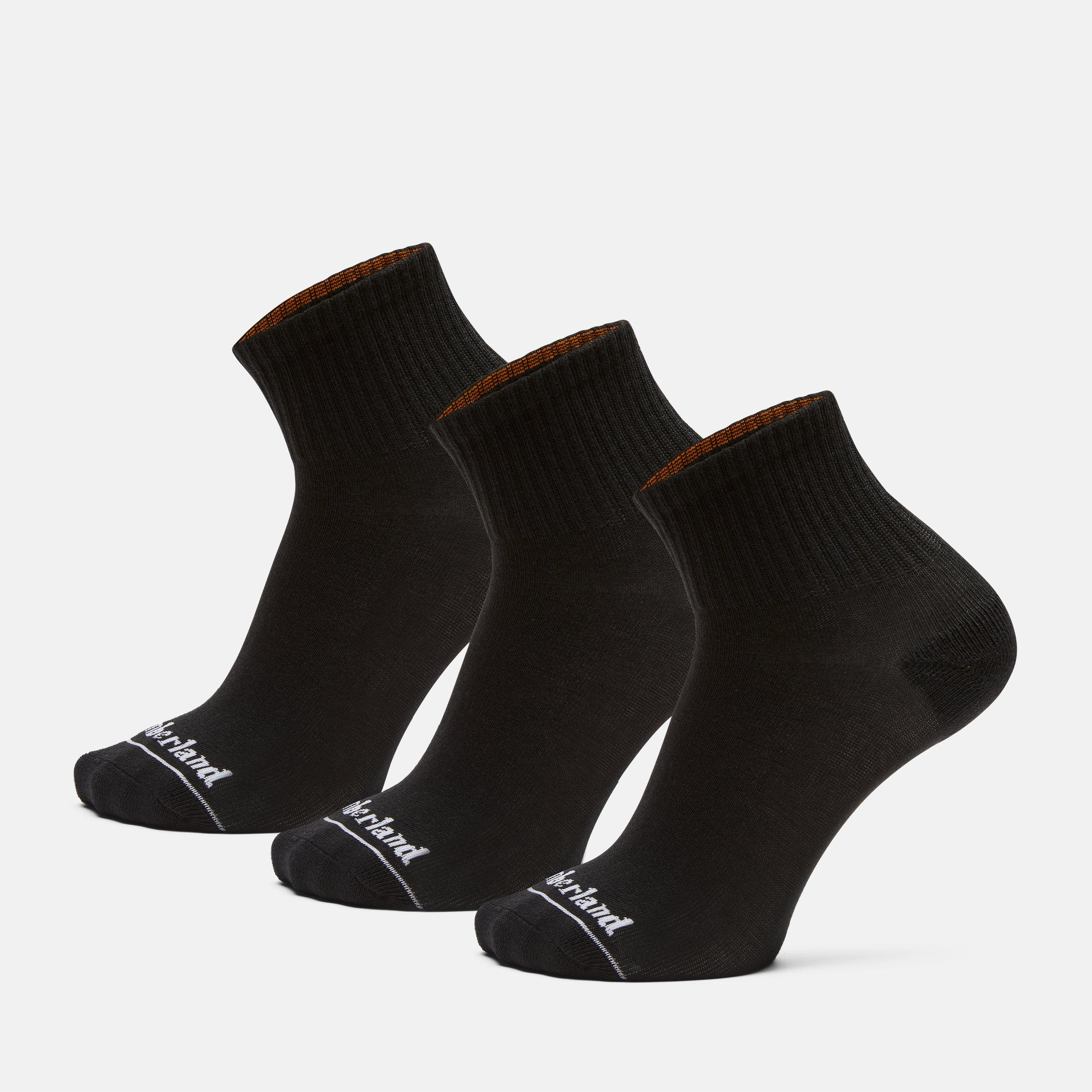 Black - Timberland - 3-Pack Core Crew Socks - 1