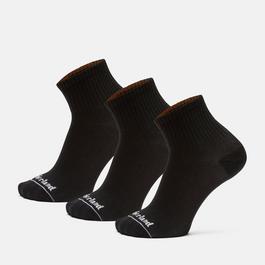 Timberland 3-Pack Core Quarter Crew Socks