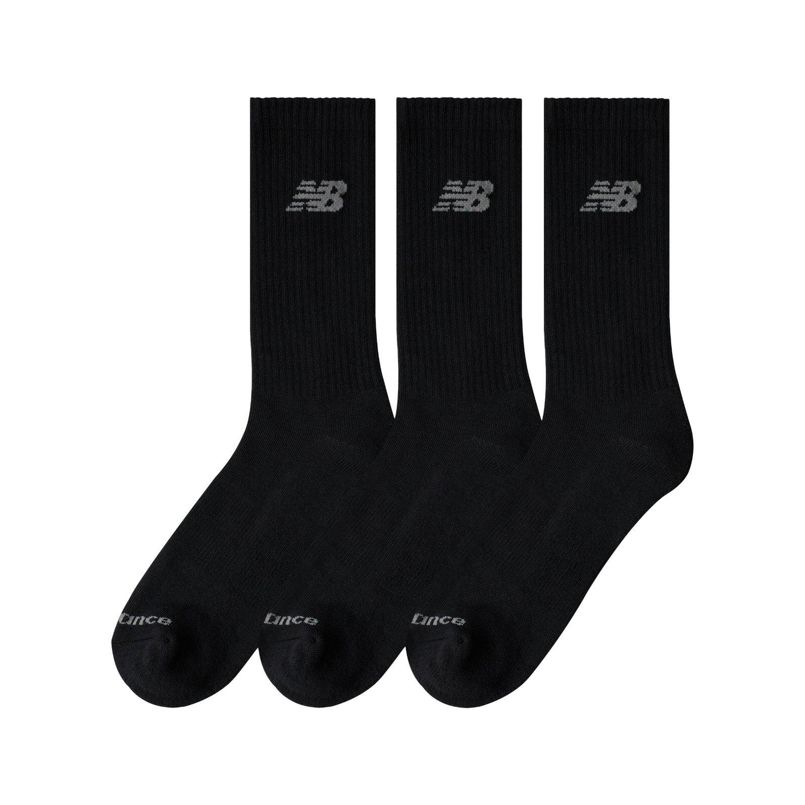 Black - New Balance - 3 pack of Crew Performance Socks - 2