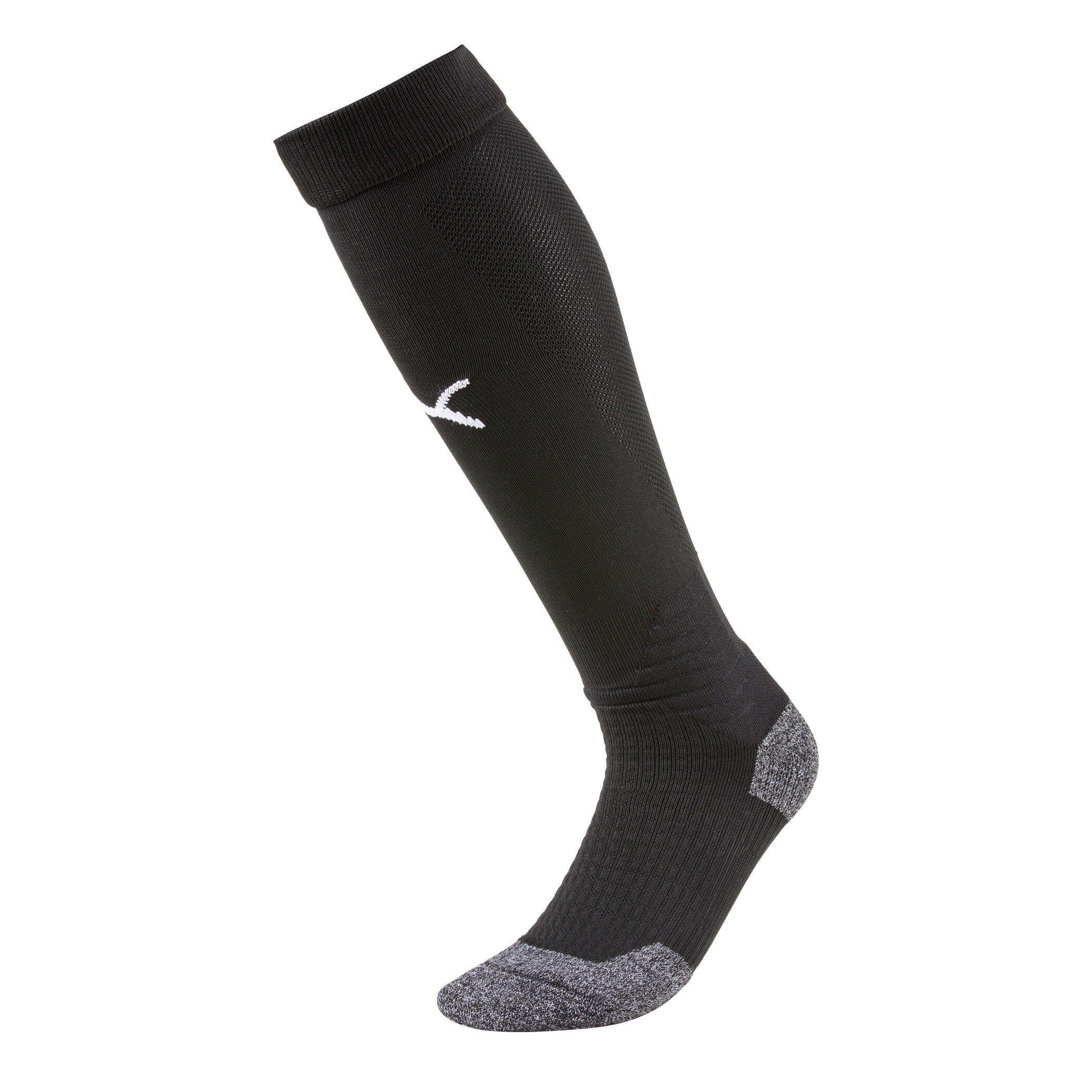 Puma  Kids Team Liga Socks Football Sock - Black/White - 12-2