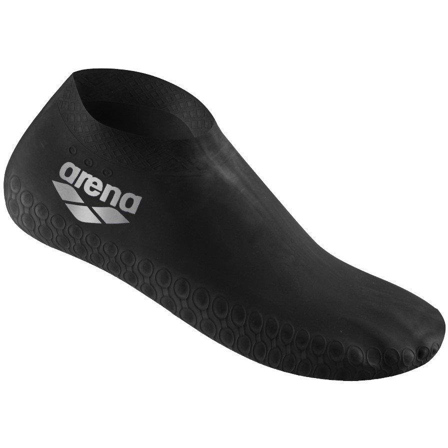 Sort/Sølv - Arena - Latex Swim Socks - 1