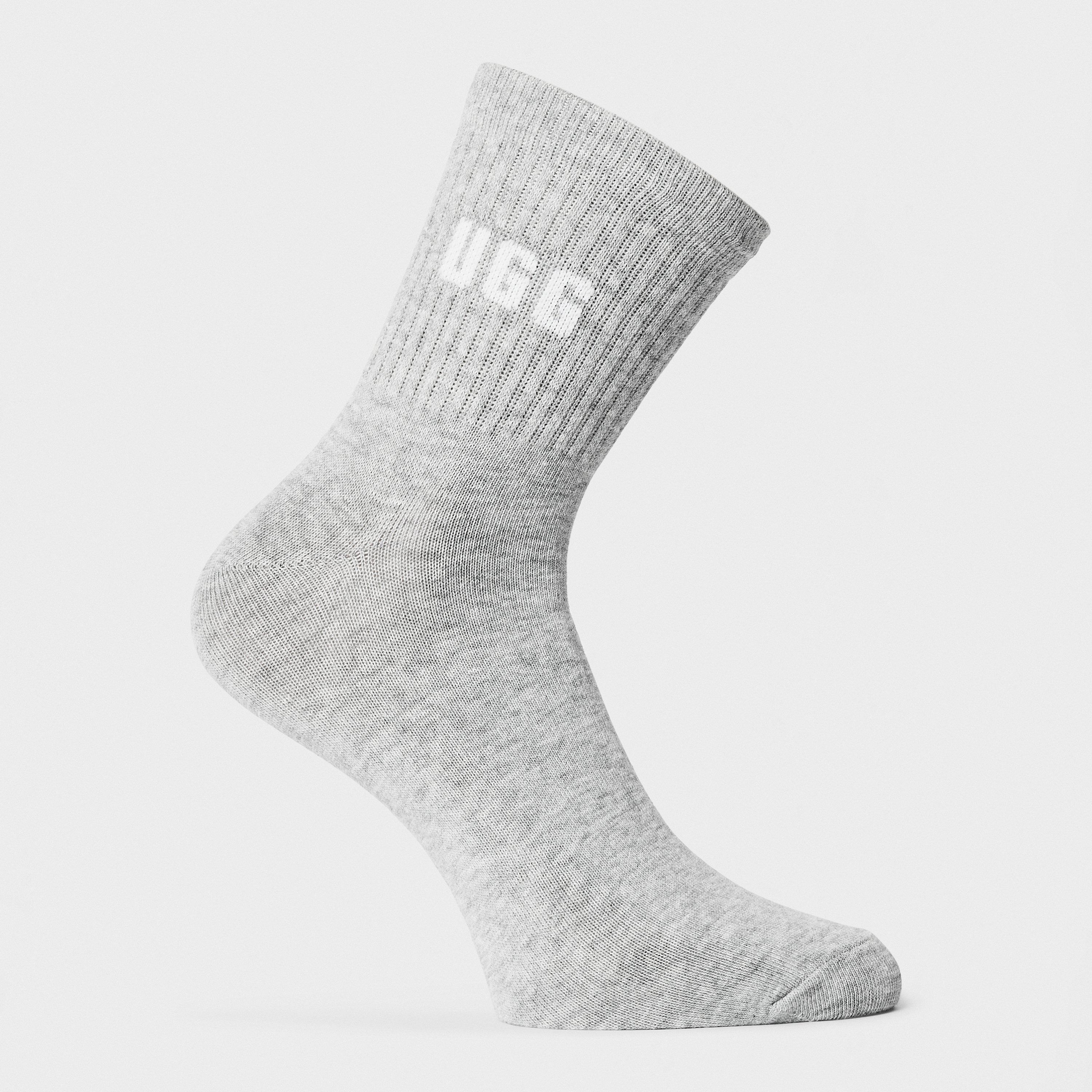 Wht/Gry - Ugg - Women's Quinlin Quarter Socks - 2