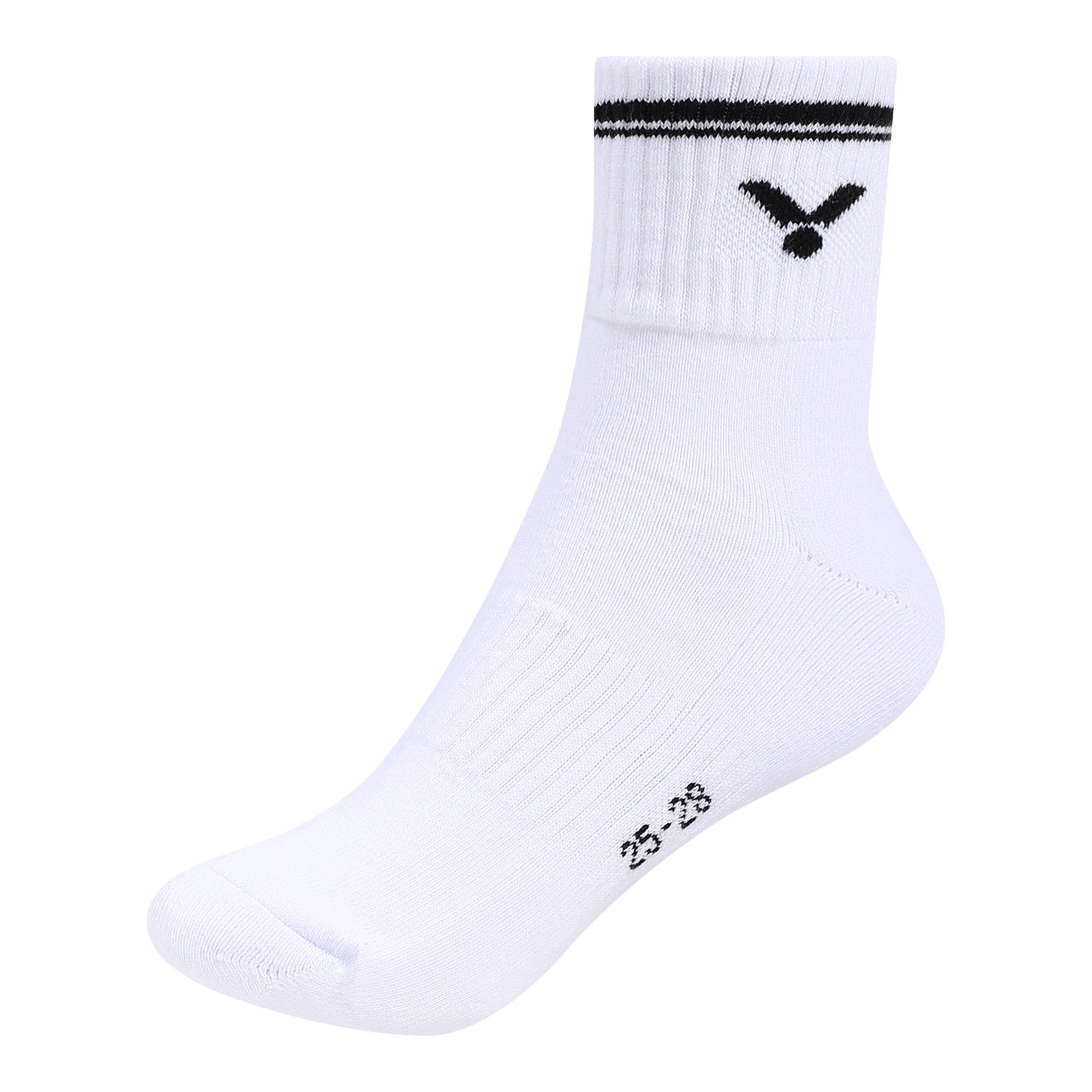 Wht/Gry/Blk - Victor - 3 Pack Trainer Socks - 2