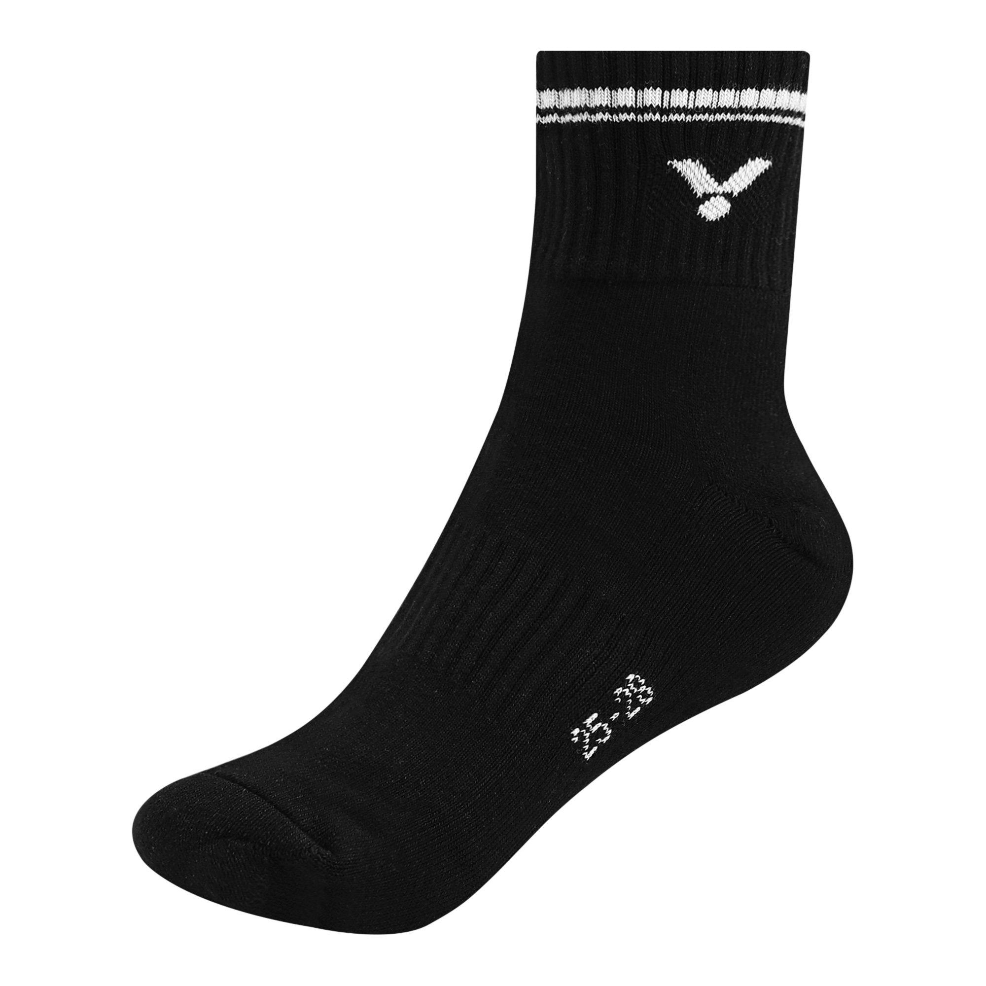 Wht/Gry/Blk - Victor - 3 Pack Trainer Socks - 4