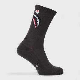 A Bathing Ape Bape Shark Sock Sn52