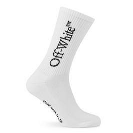 Off White Logo Sock