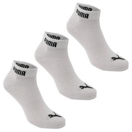 puma Fieg 3 Pack Quarter Socks Junior