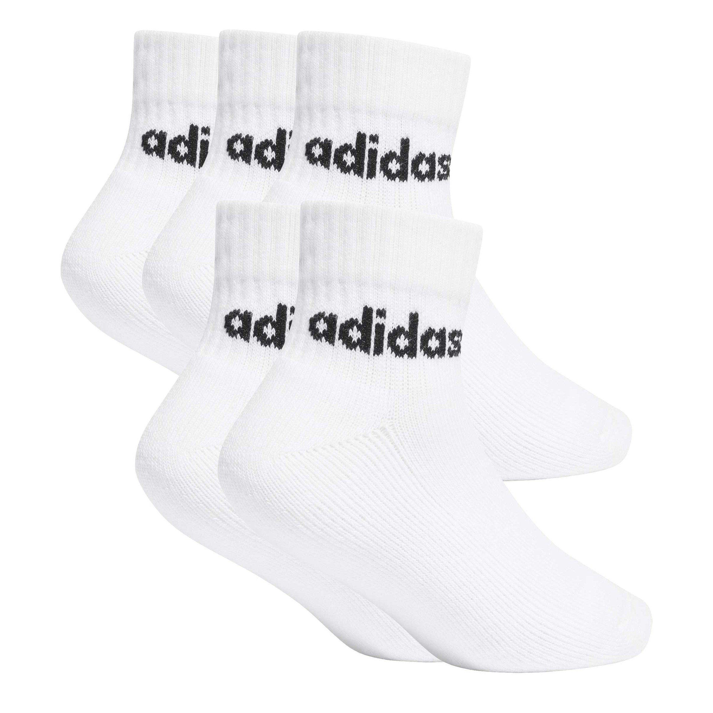 White/White - adidas - Adidas Lin Ank Sock 5p 63 - 1