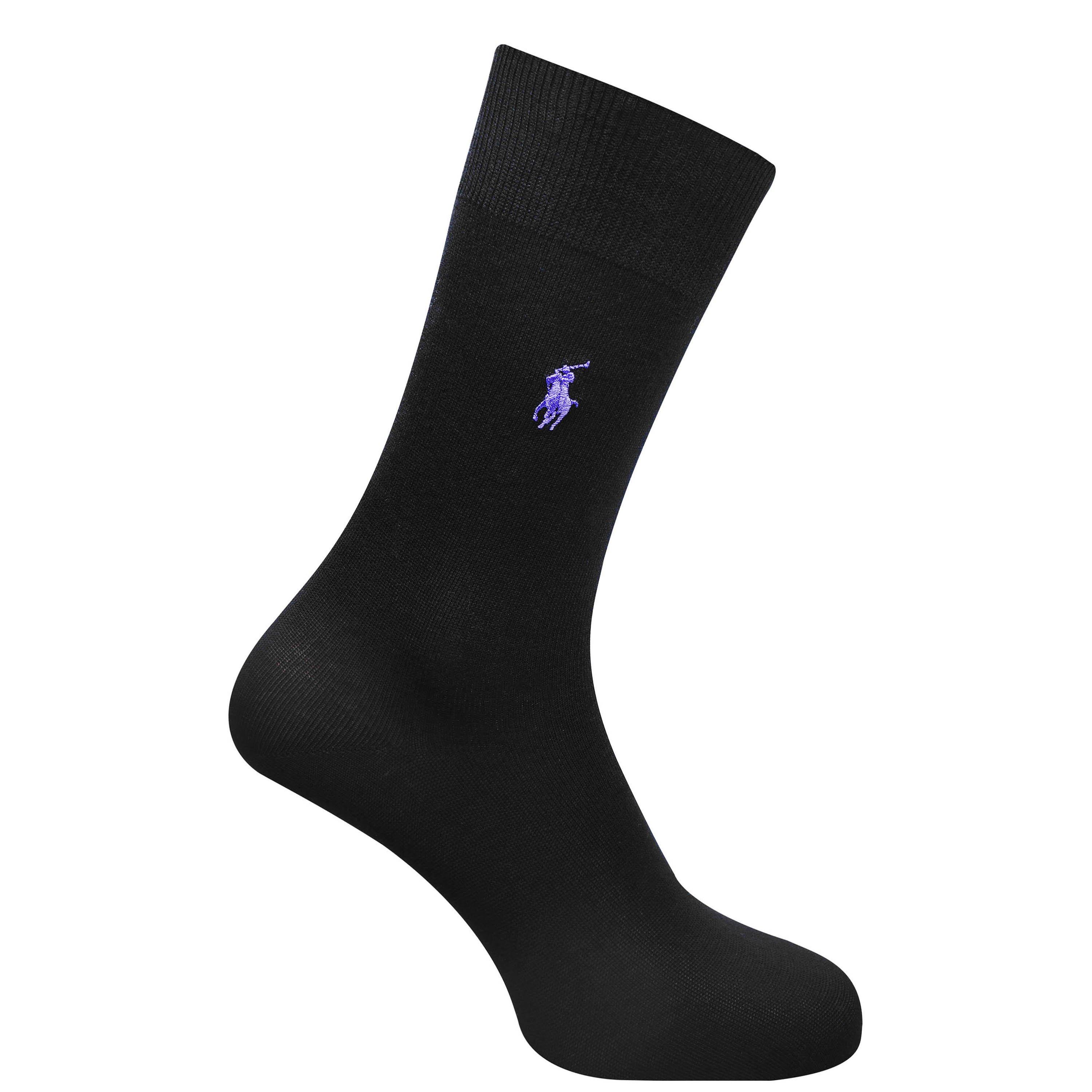 Black - Polo Ralph Lauren - Logo Knit Socks - 2