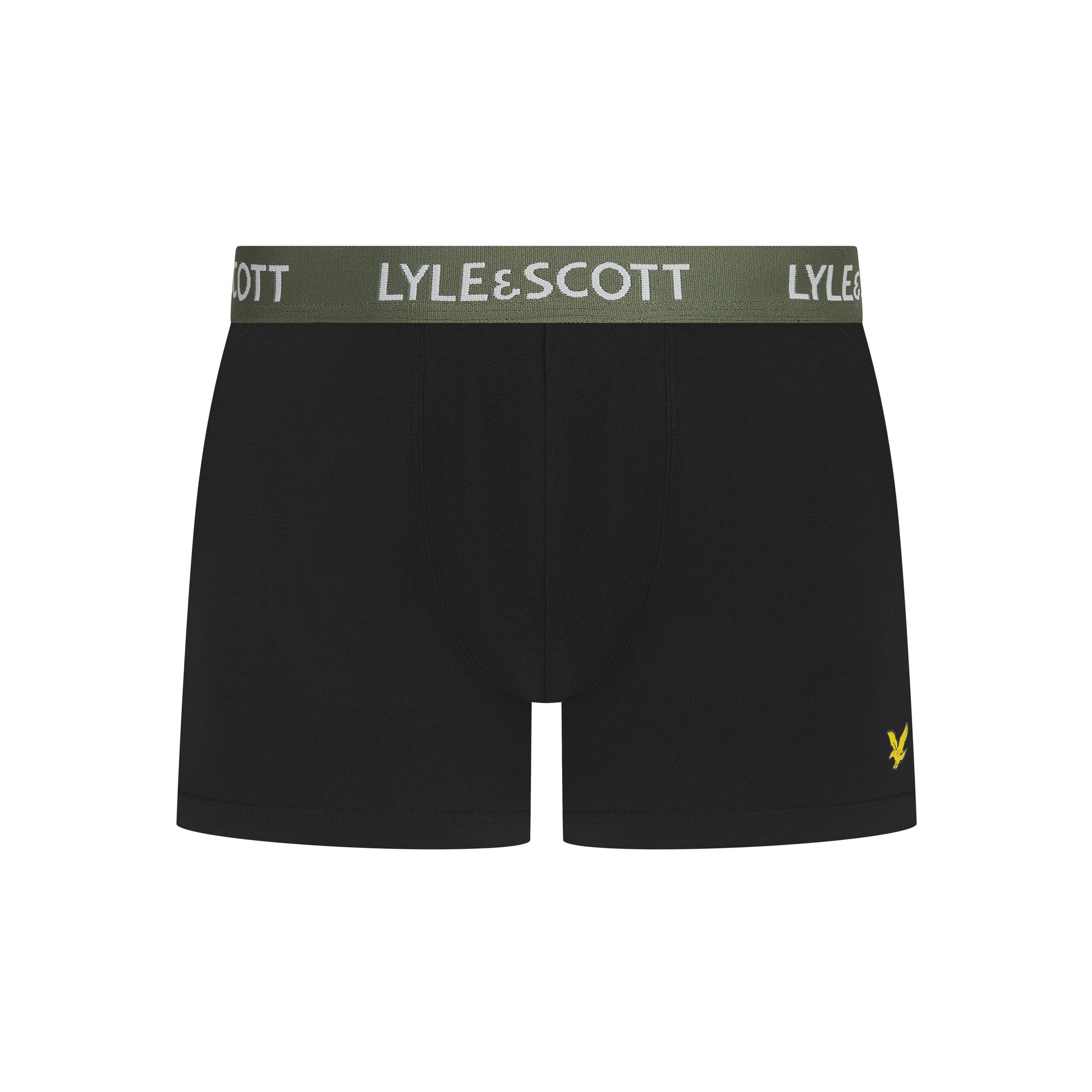 Black Multi - Lyle and Scott - Men's Booker Sock Gift Sets - 6