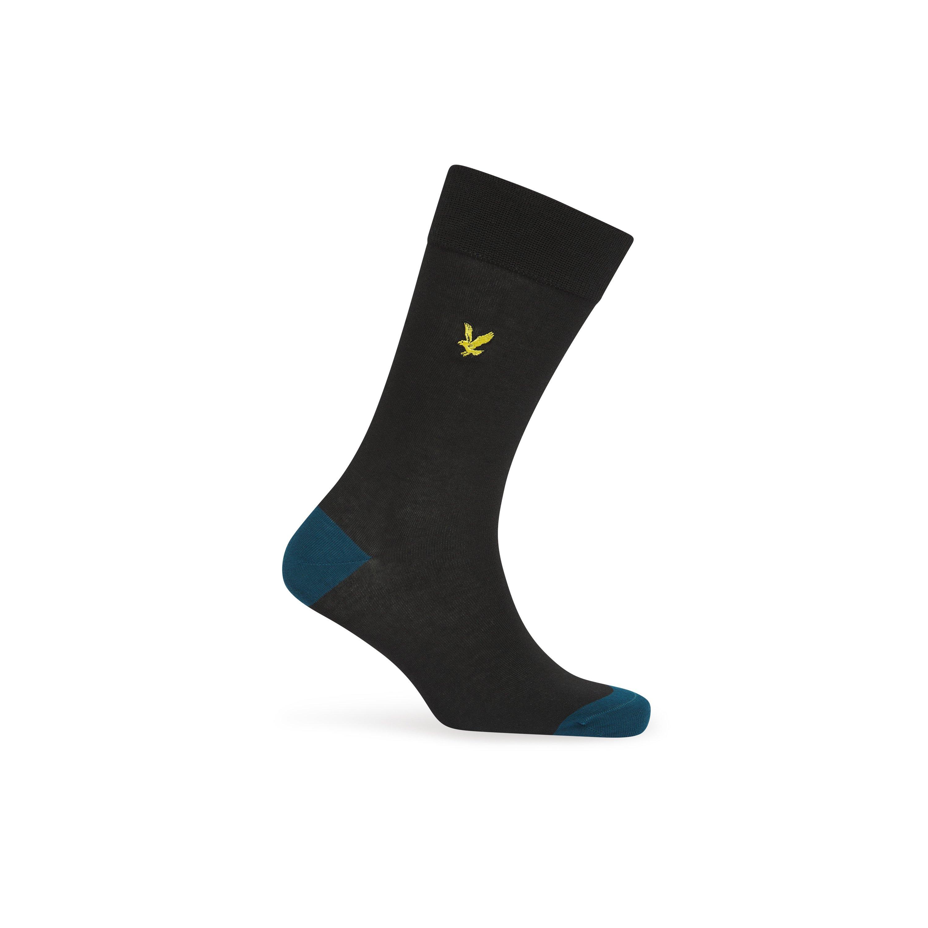 Black Multi - Lyle and Scott - Men's Booker Sock Gift Sets - 8
