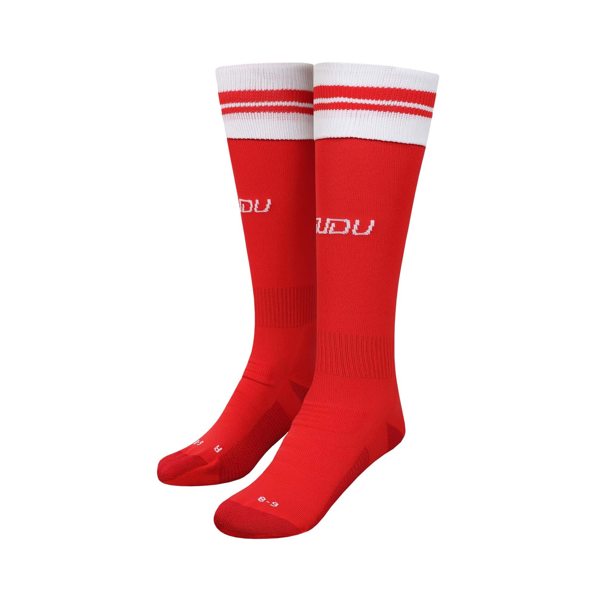 Red/White - Sudu - Men's Wales Home Football Socks - 1