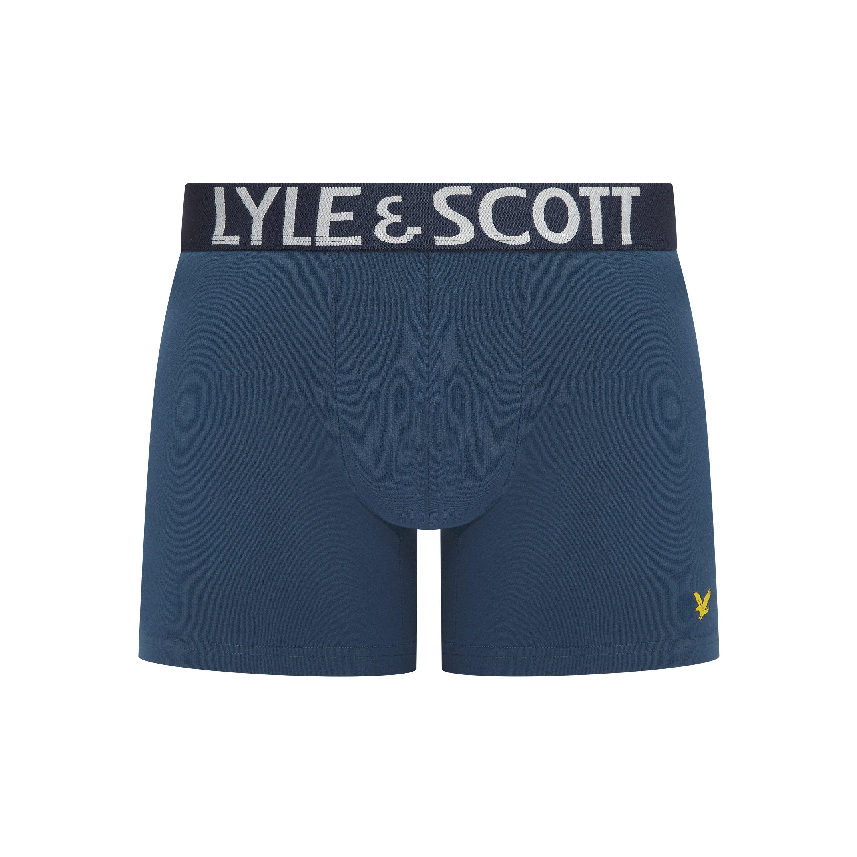 Blue Multi - Lyle and Scott - Men's Tweed Sock Gift Sets - 10