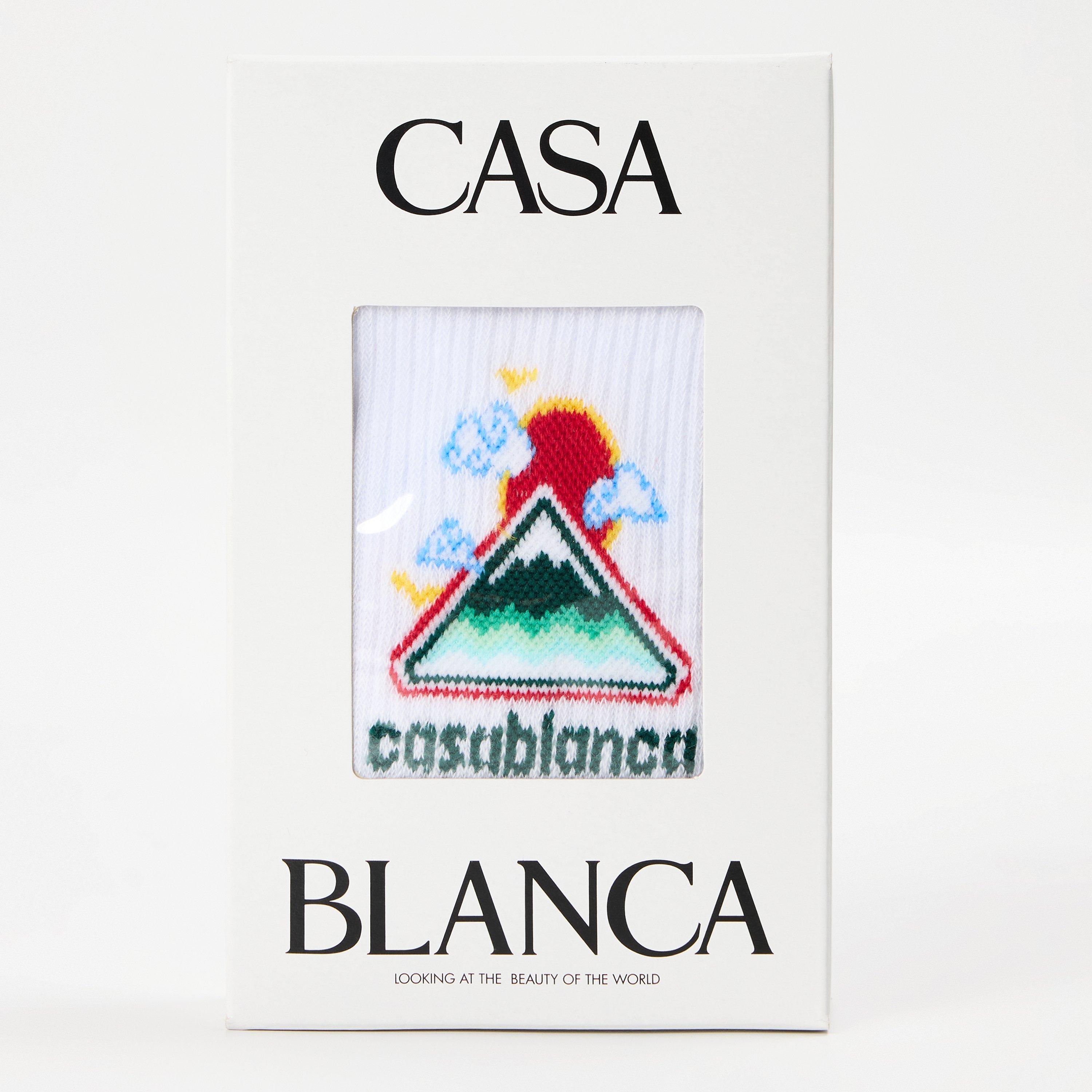 White - Casablanca - Men's Crew Socks - 2