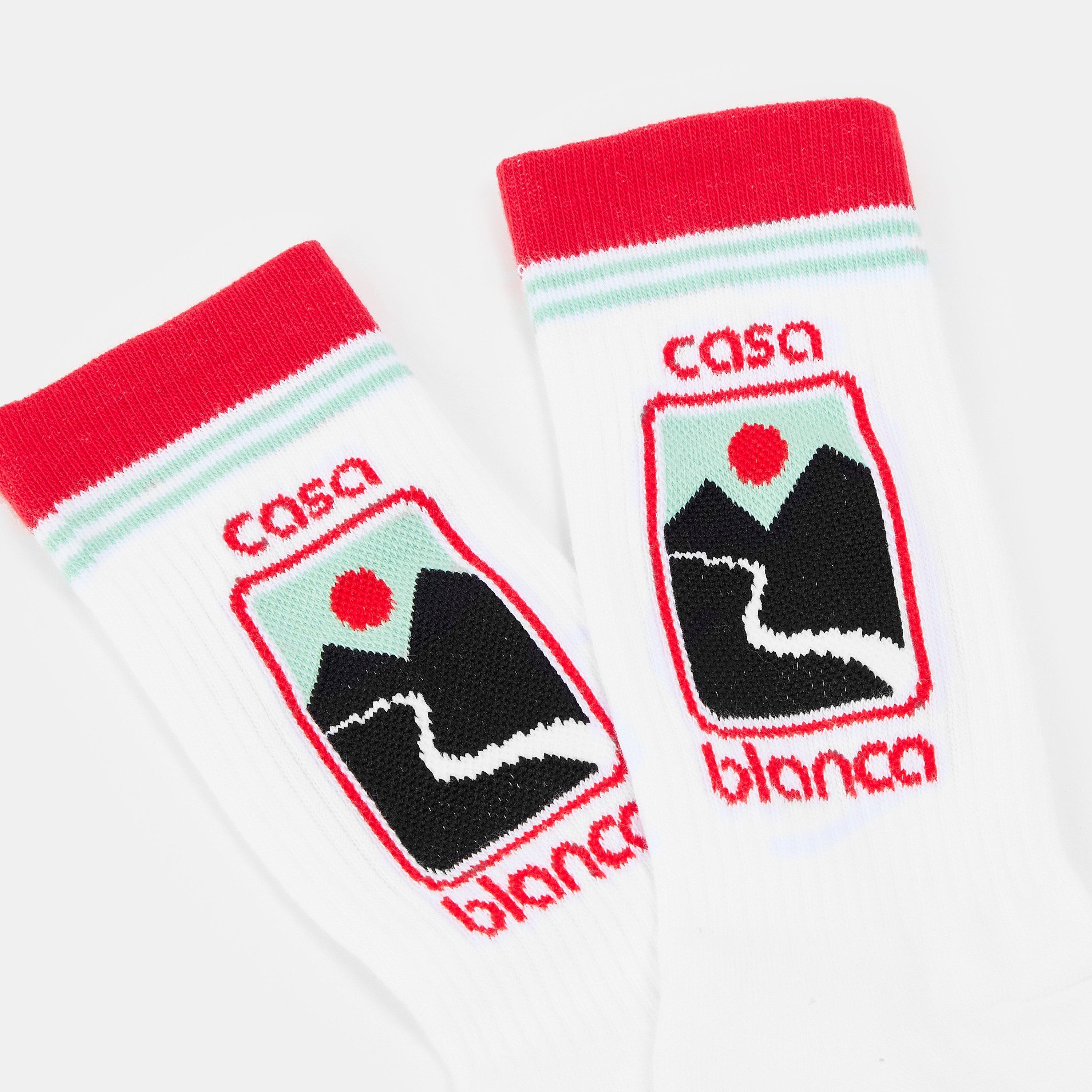 White - Casablanca - Men's Crew Socks - 2