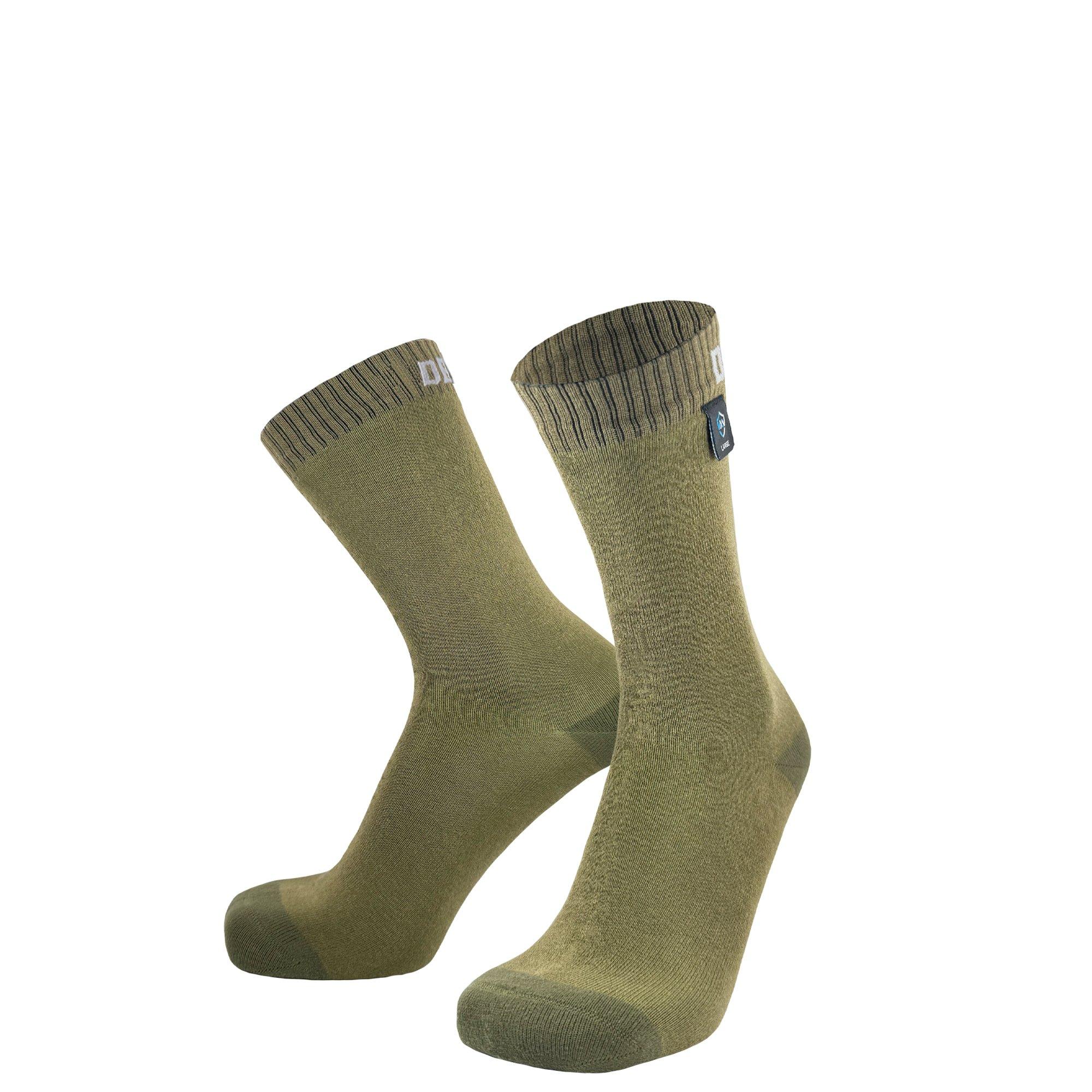 Dexshell - Ultra Thin Crew Socks - Olive Green - Large