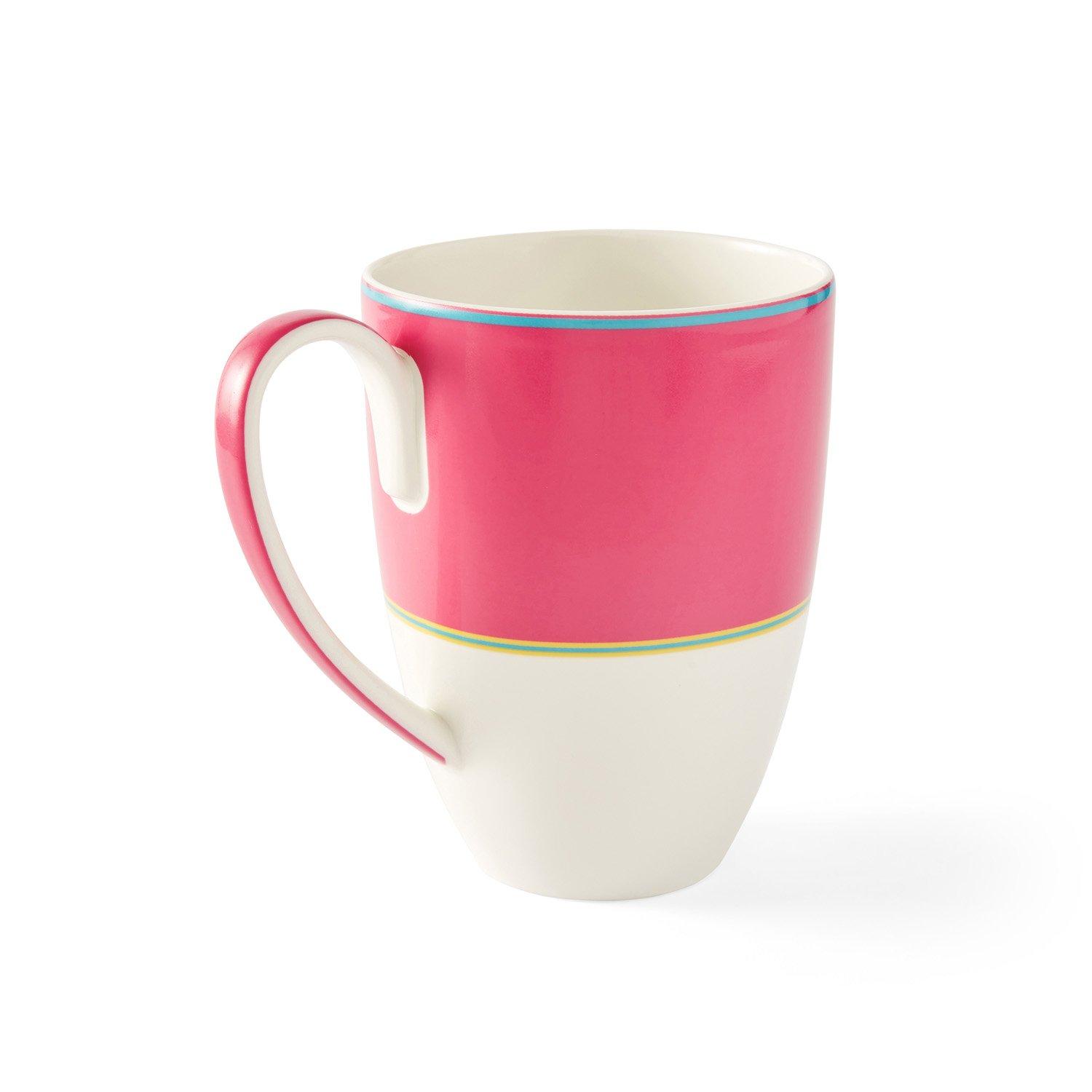 Pink - Spode Kit Kemp - Kit Kemp Calypso  4  Pink Mugs - 3