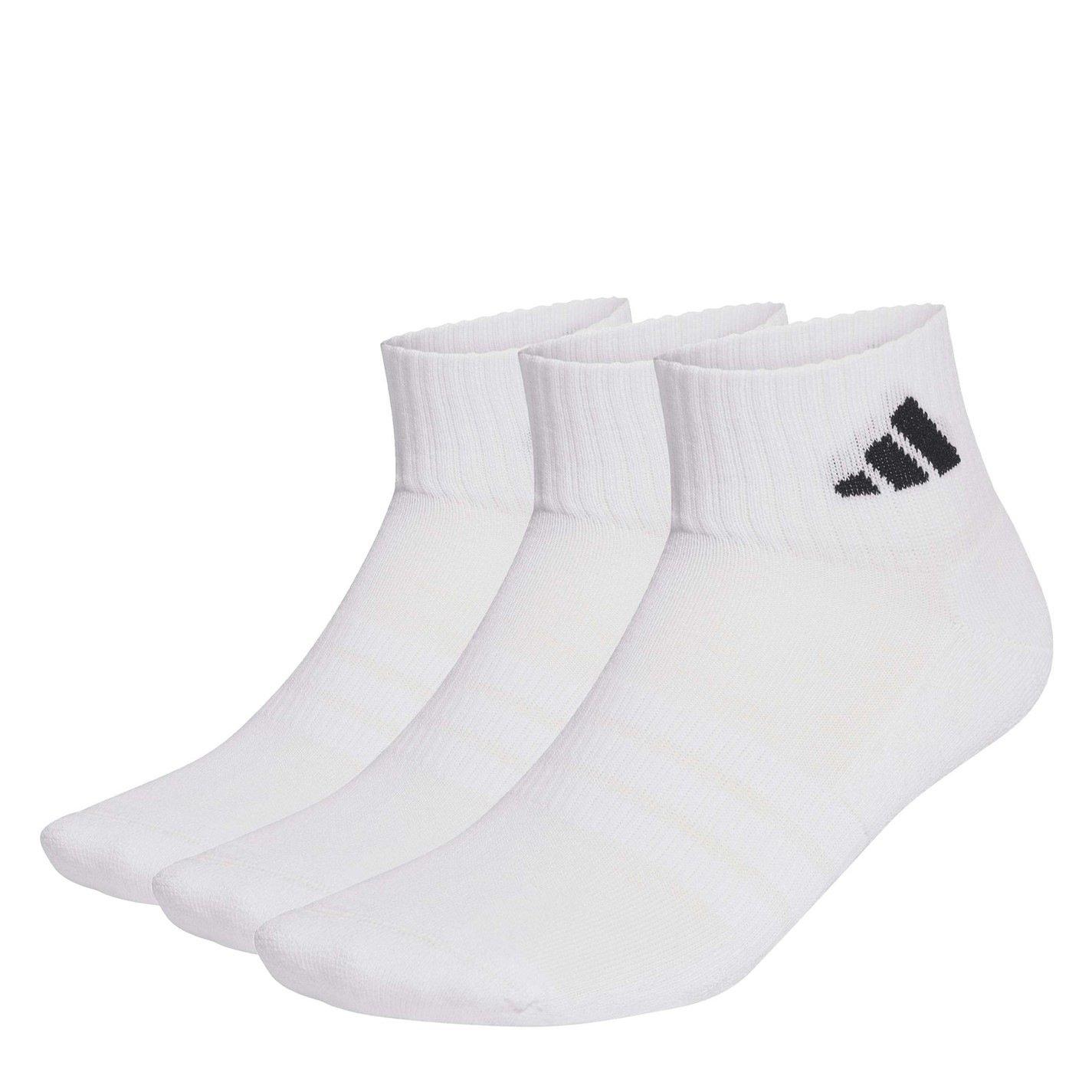 White/Wht/Black - adidas - Adidas Ess Ank 3p Sock 64 - 1