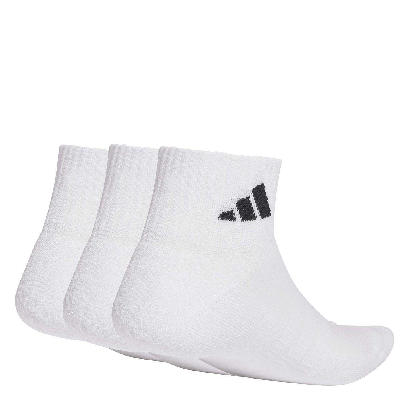 White/Wht/Black - adidas - Adidas Ess Ank 3p Sock 64 - 2