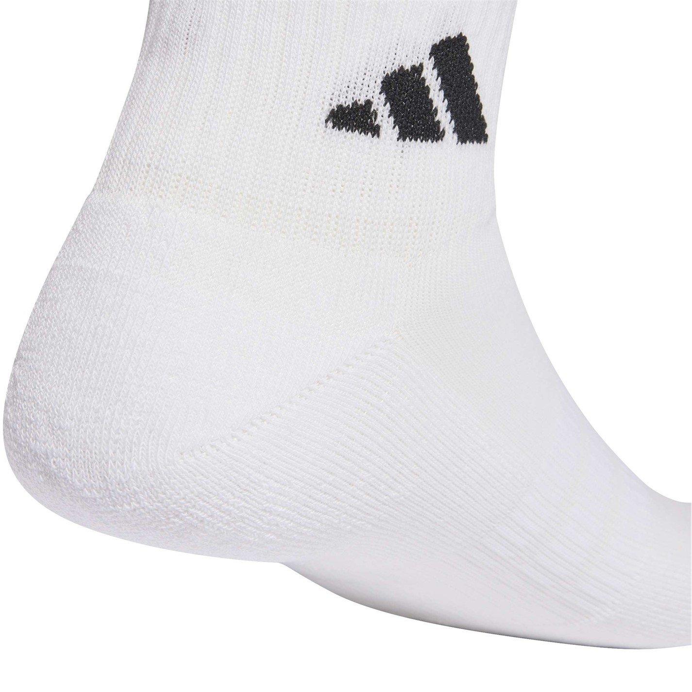White/Wht/Black - adidas - Adidas Ess Ank 3p Sock 64 - 4