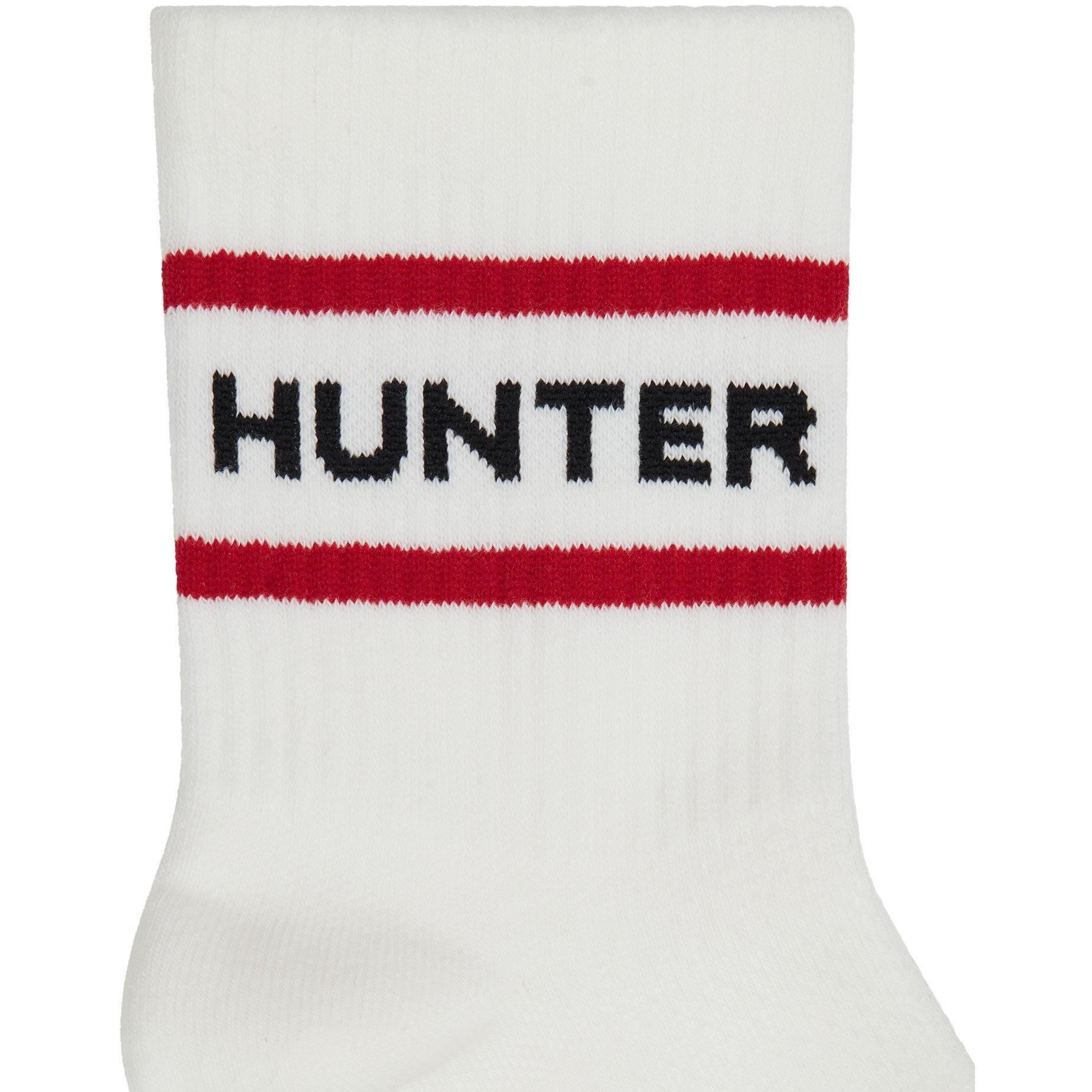 White/Red - Hunter - 3 Pack Ankle Socks Unisex - 2