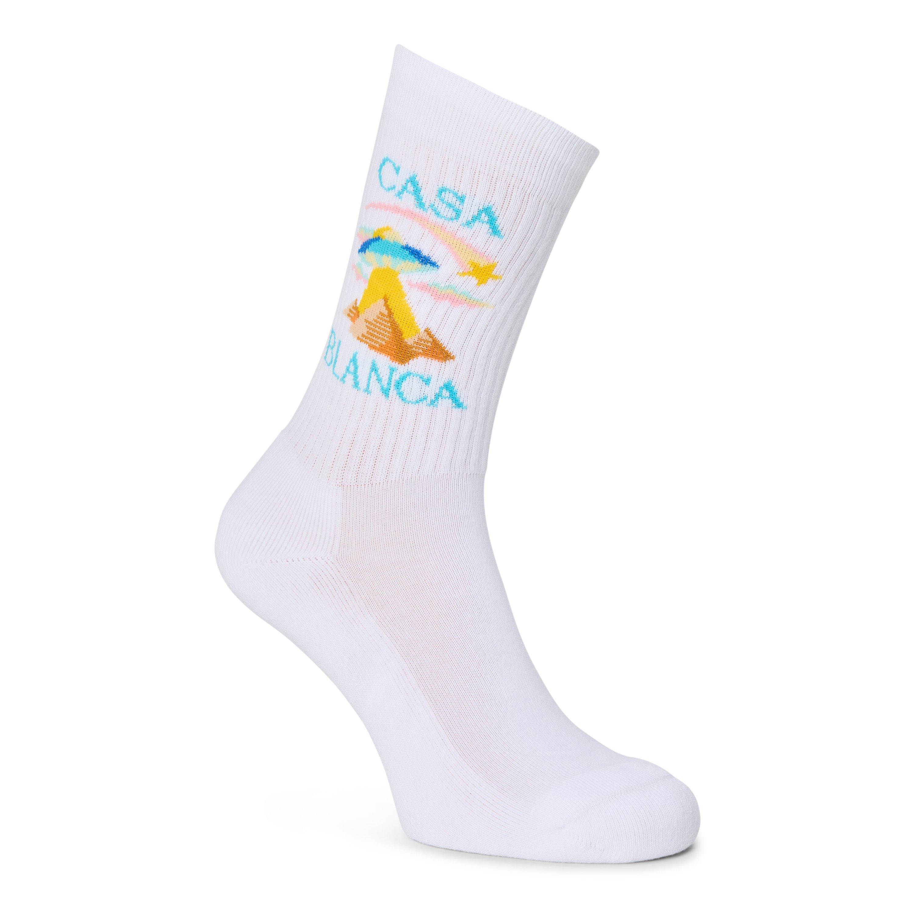White - Casablanca - Casa Phanta Sock Sn63 - 1