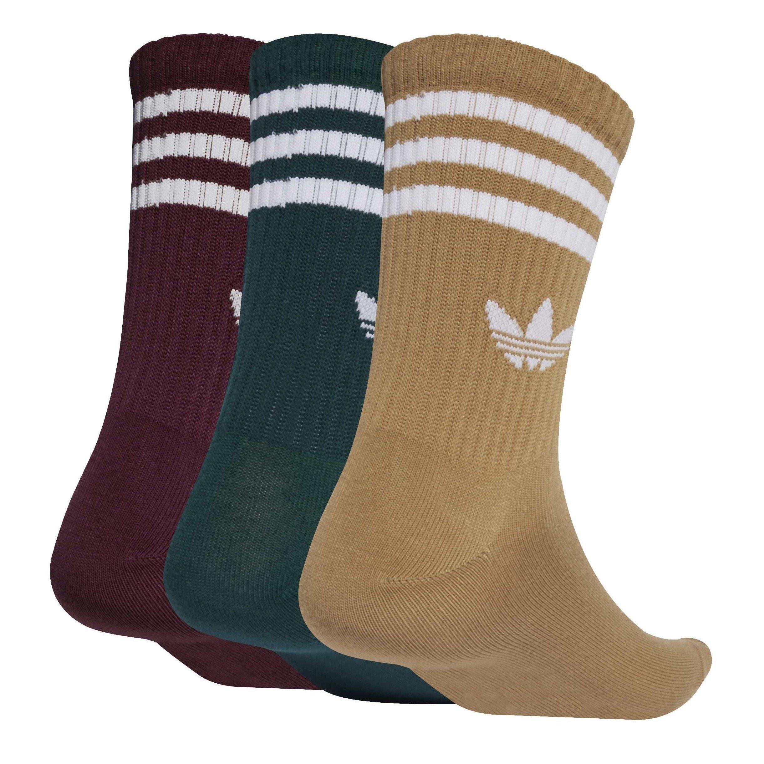 Maroon/Ivy - adidas Originals - Adidas 3 Pk 3 Stripe Sn64 - 1