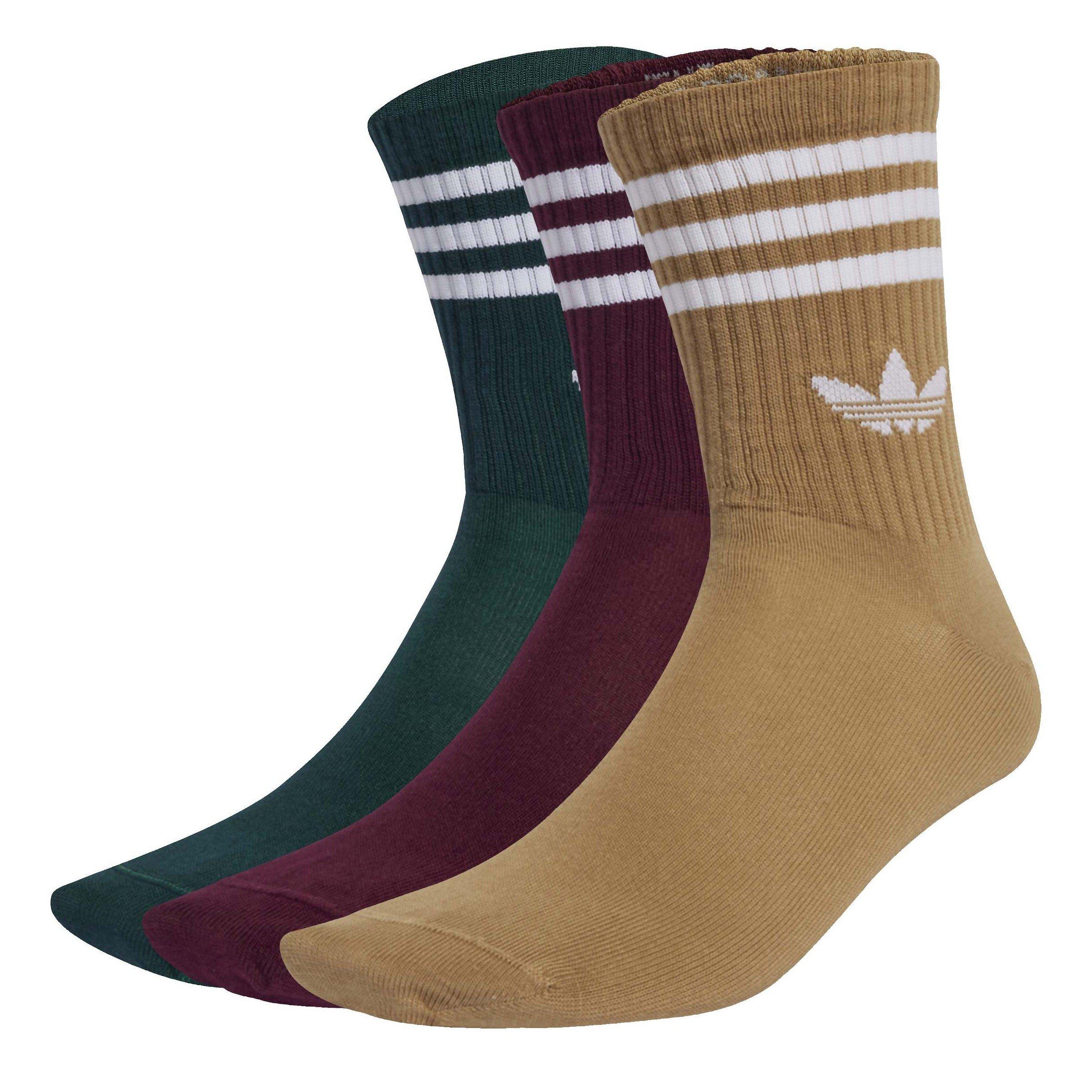 Maroon/Ivy - adidas Originals - Adidas 3 Pk 3 Stripe Sn64 - 2