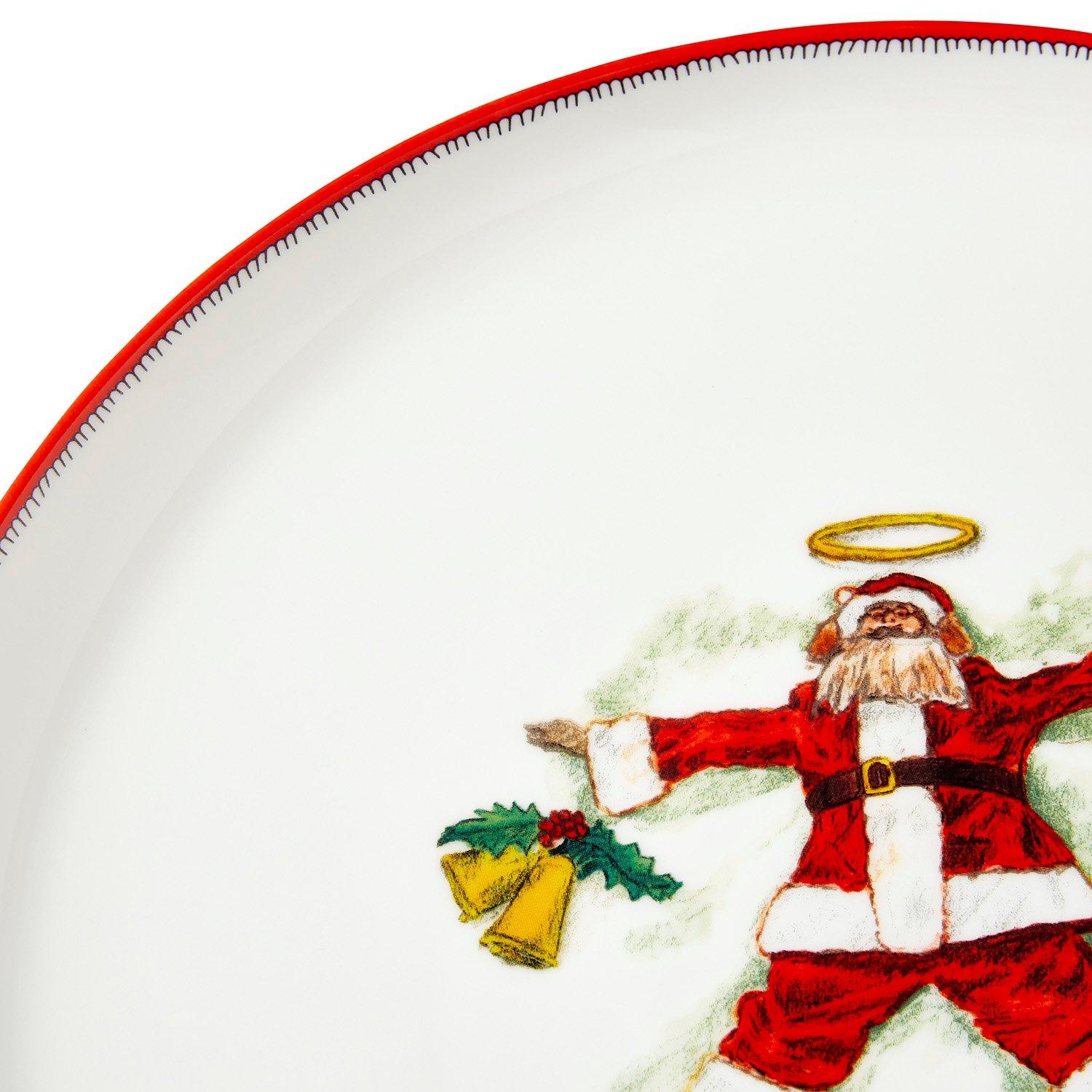 Multi - Spode Kit Kemp - Kit Kemp Doodles Christmas Cake Stand - 2