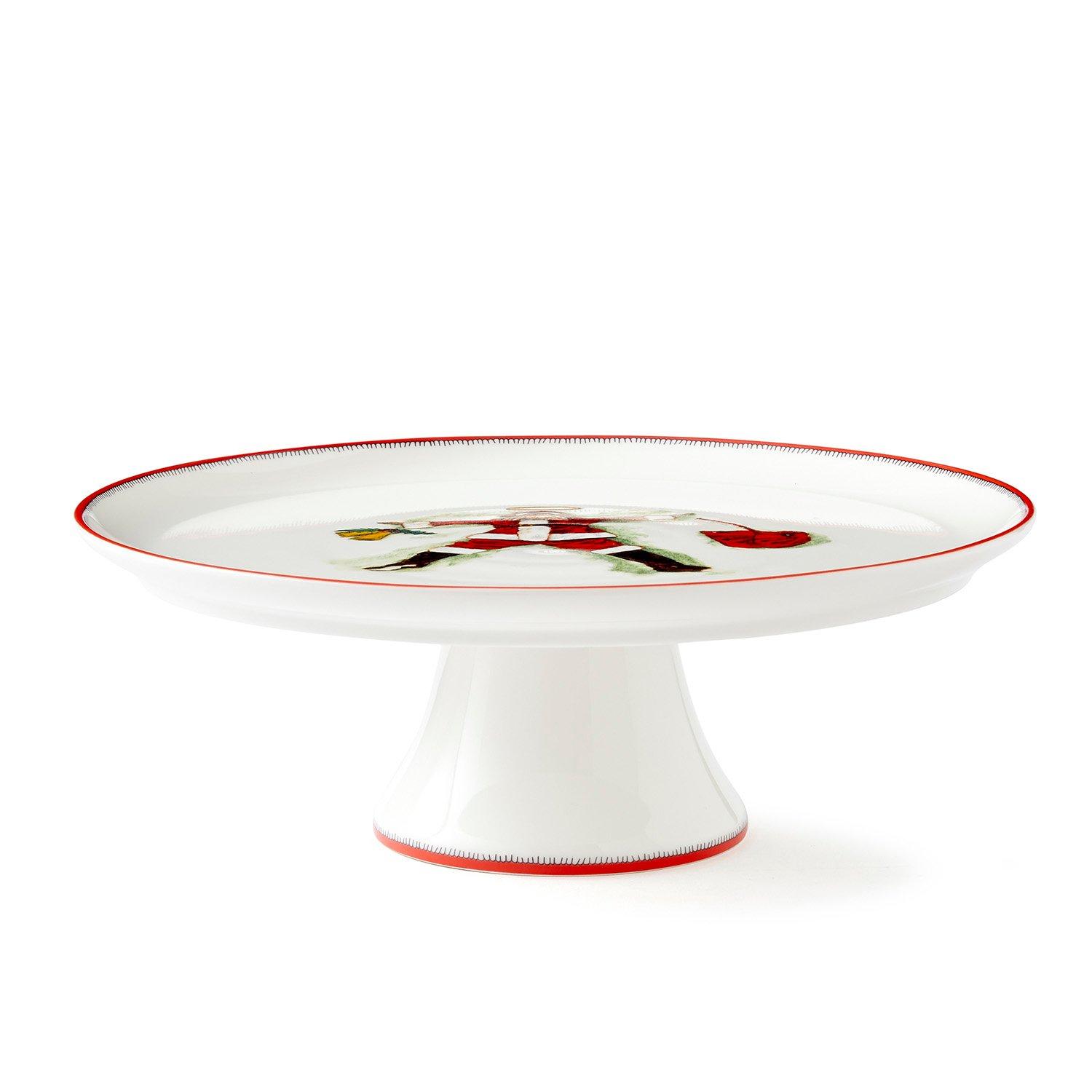 Multi - Spode Kit Kemp - Kit Kemp Doodles Christmas Cake Stand - 4