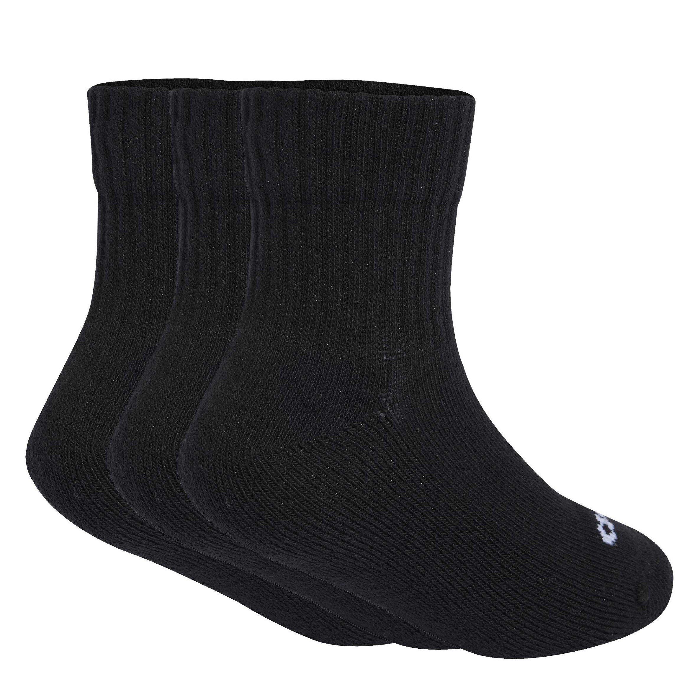 Black/White - adidas - 3 Pack Trainer Socks - 1