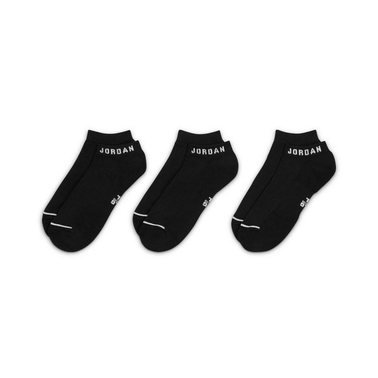 Noir/Blanc - Nike - Jordan Everyday No-Show Socks (3 Pairs) - 2