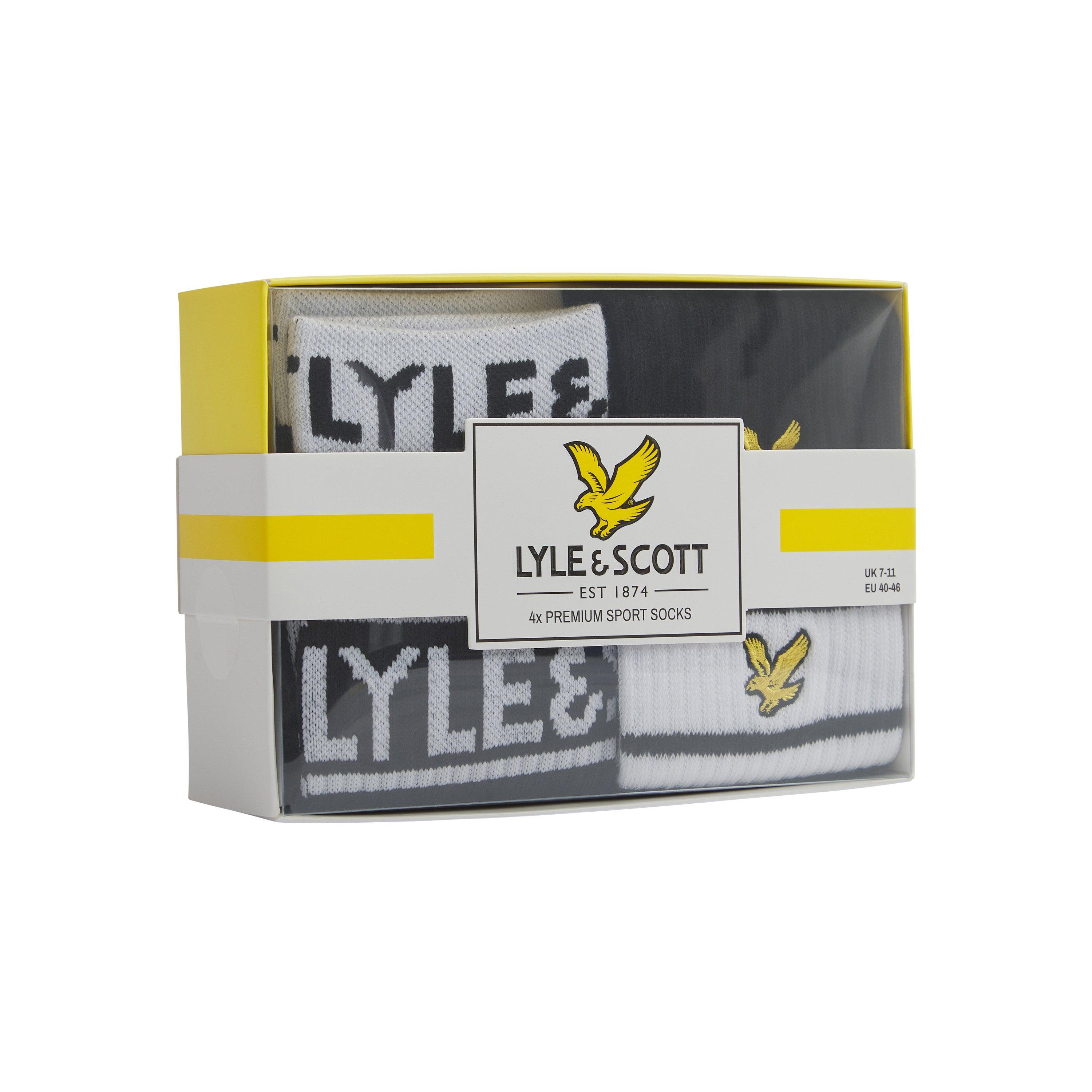 Black - Lyle and Scott - Men's Ackley Sock Gift Sets - 6