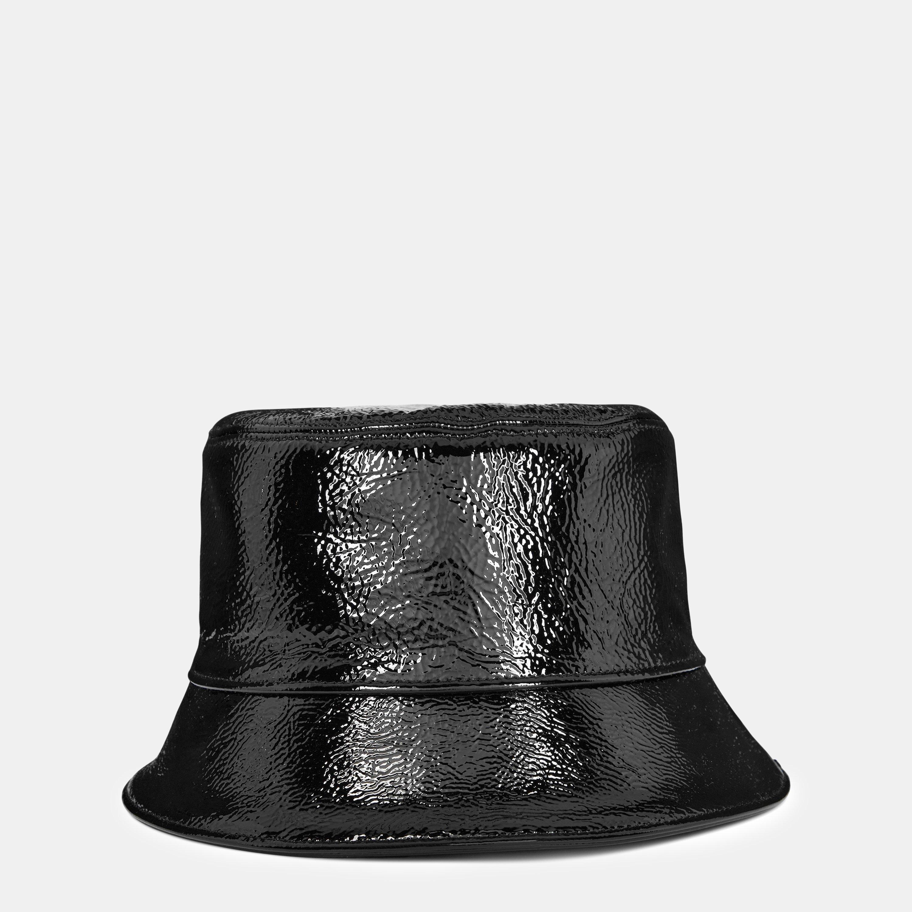 Nero - Prada - Women's Patent Bucket Hat - 2