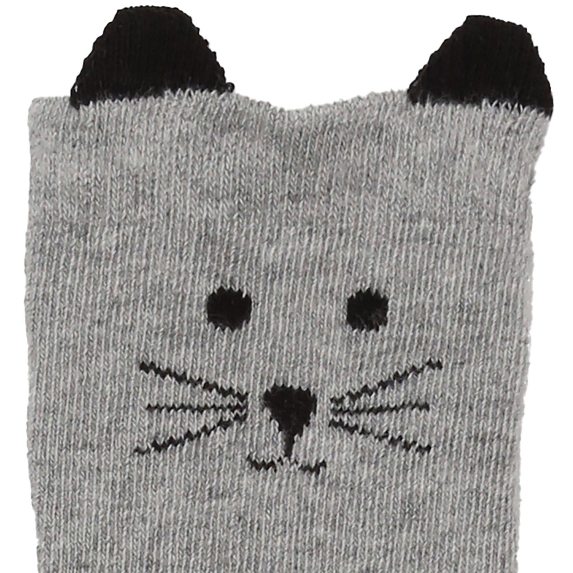 Multi - Lilly and Sid - Cat Knee High Socks - 2