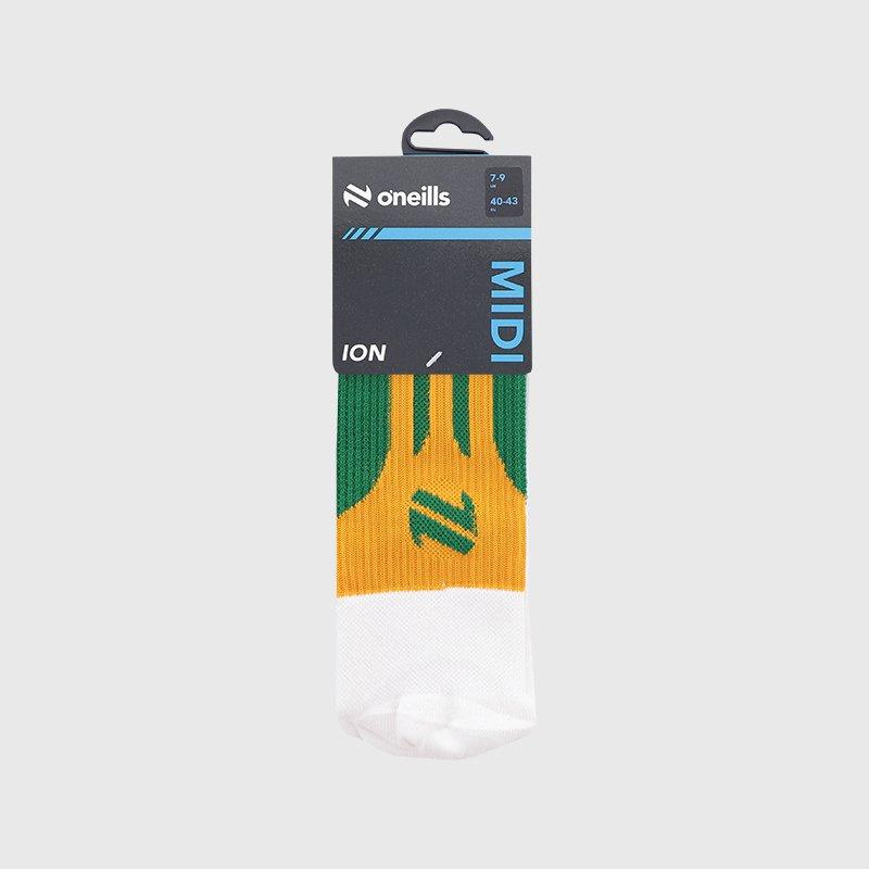 Green/Amber - ONeills - Ion Socks Senior - 3