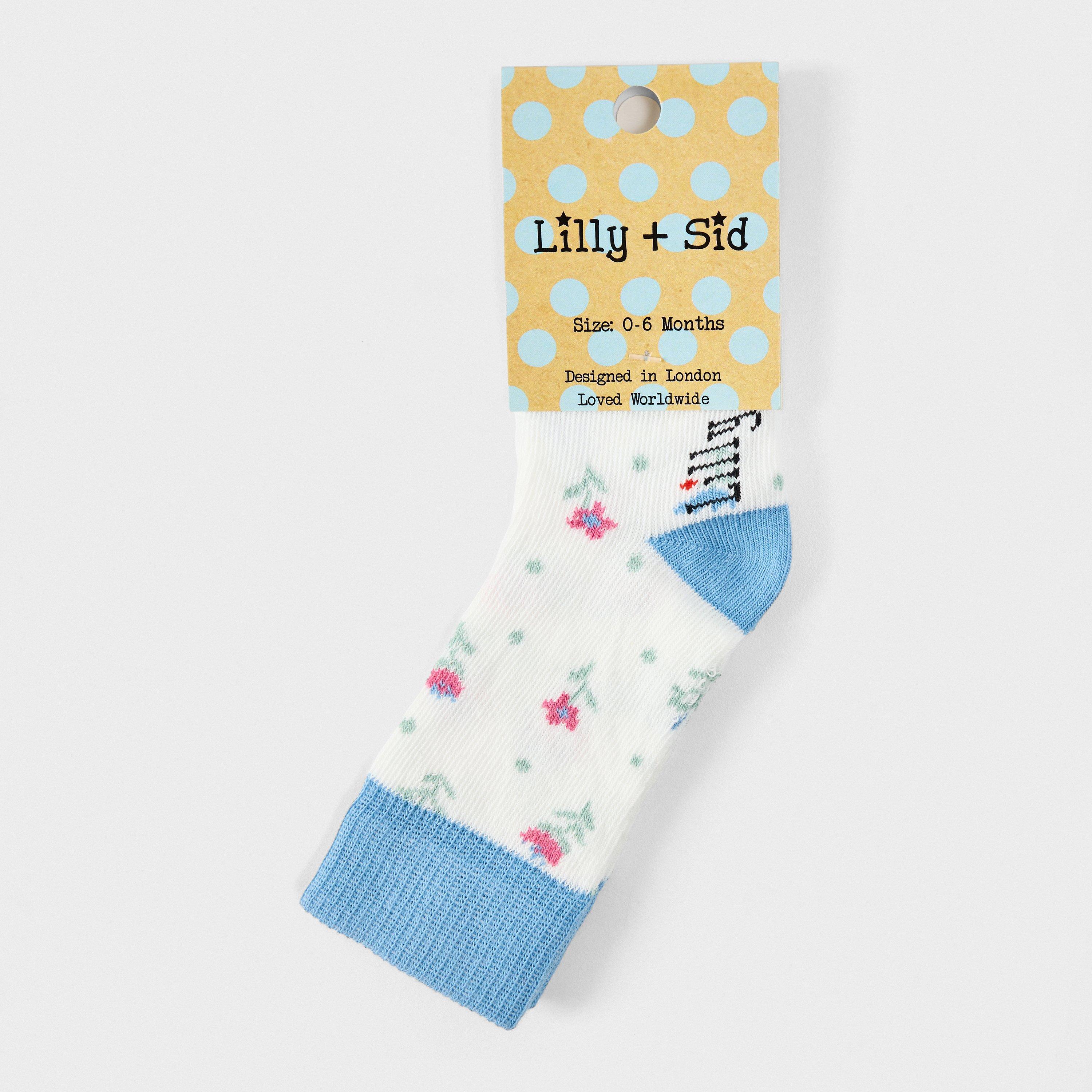 VIŠEBOJAN - Lilly and Sid - Floral Knee High Socks - 2