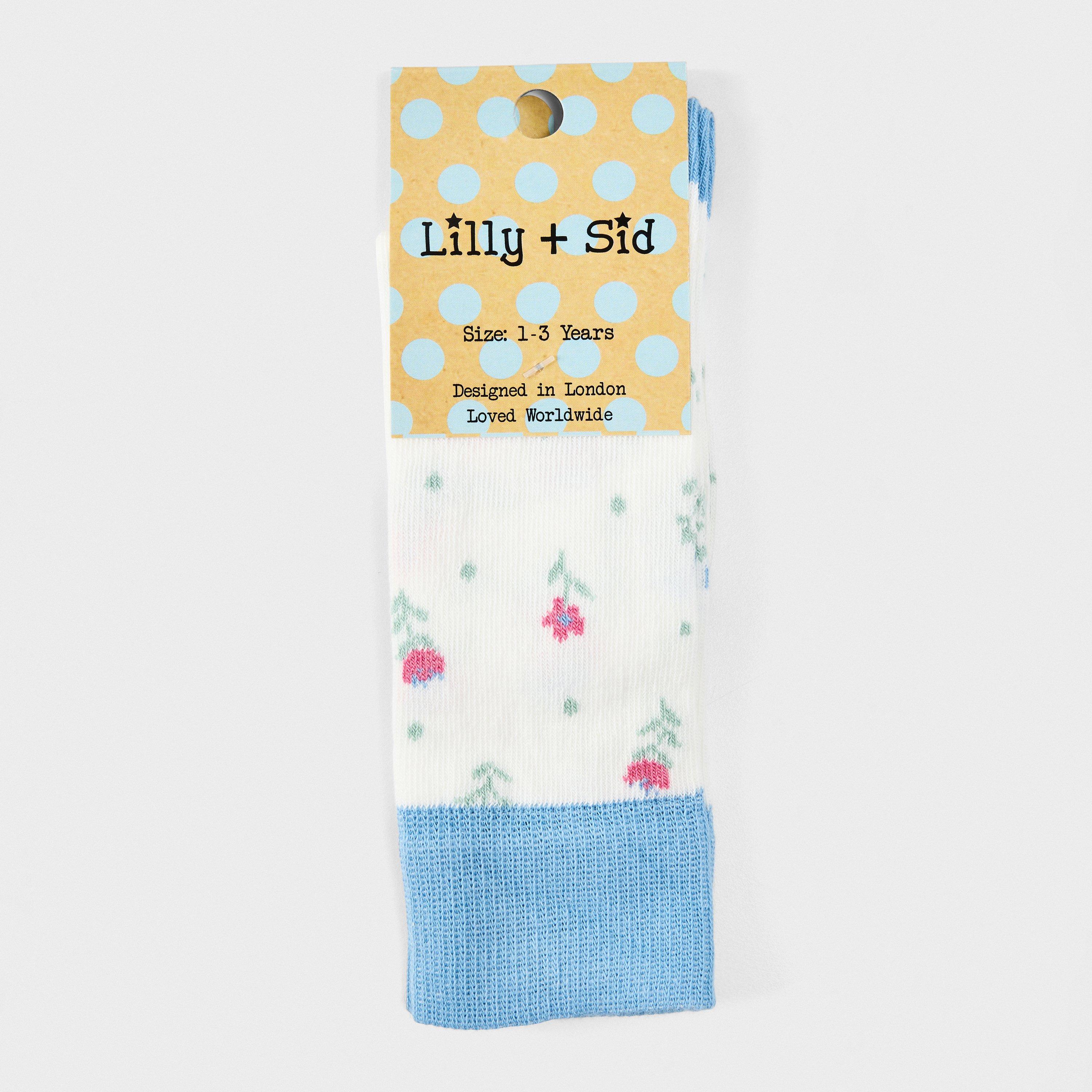 Multi - Lilly and Sid - Floral Knee High Socks - 2