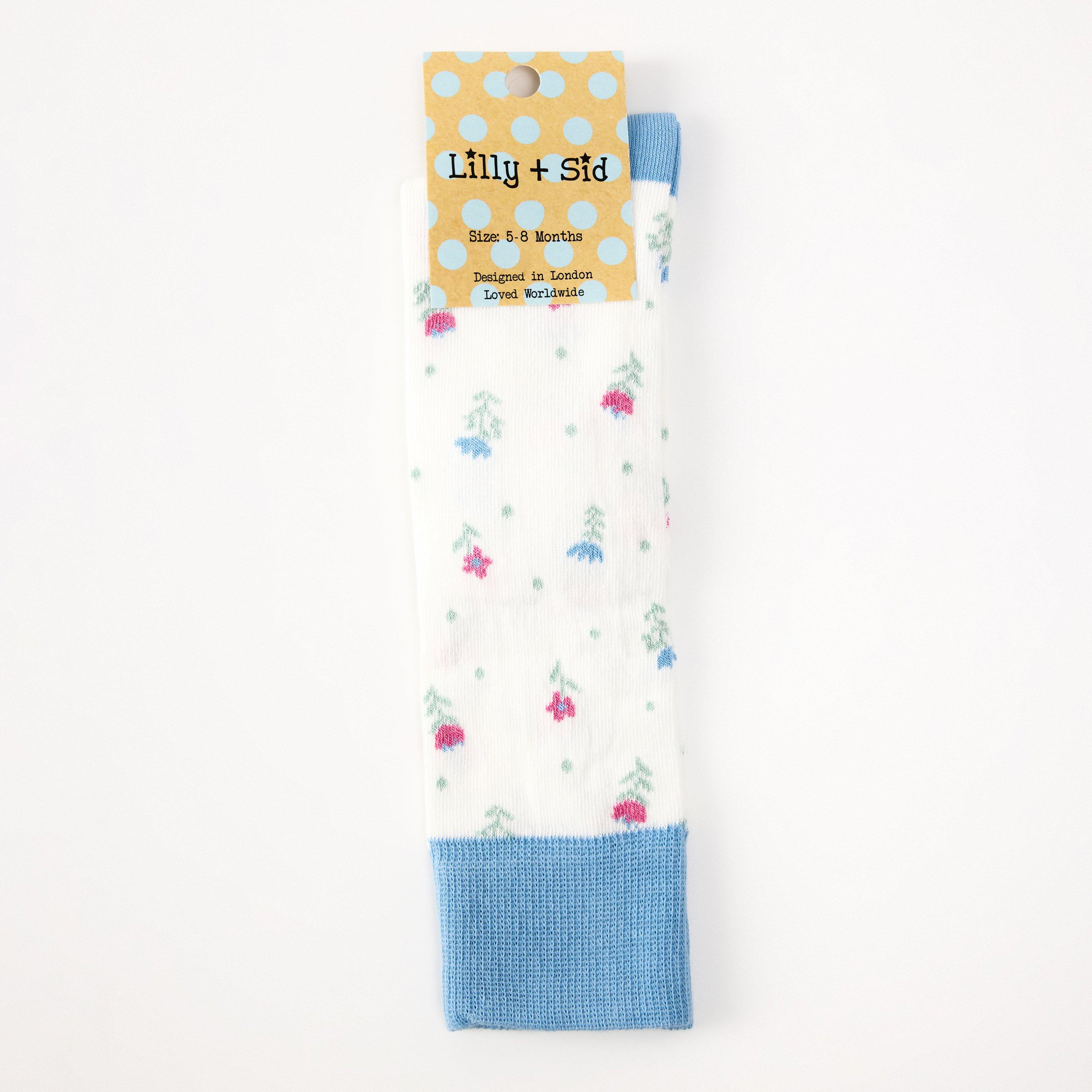 Multi - Lilly and Sid - Floral Knee High Socks - 2