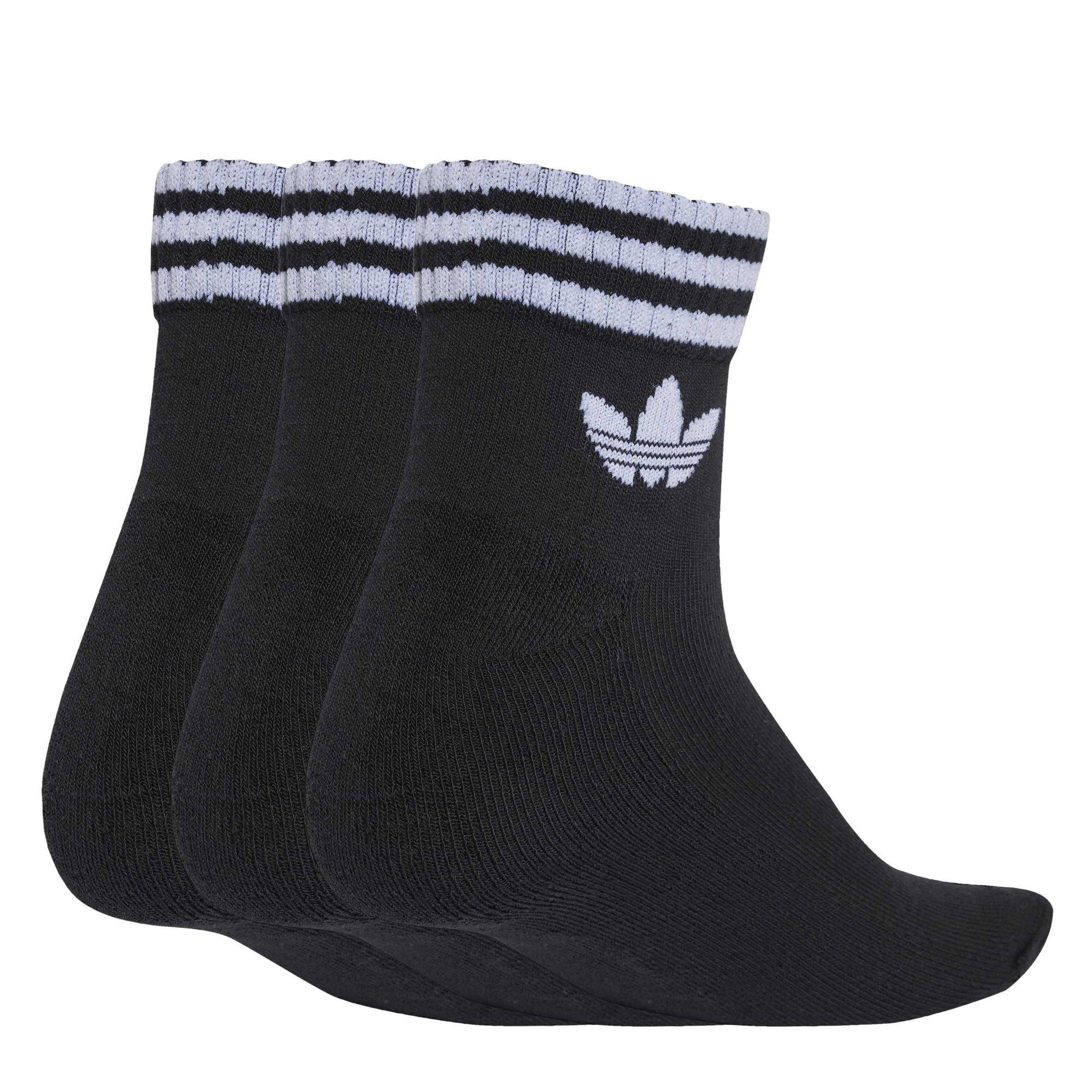Black/Black - adidas Originals - Adidas 3S Ankle Sck 3p 64 - 1