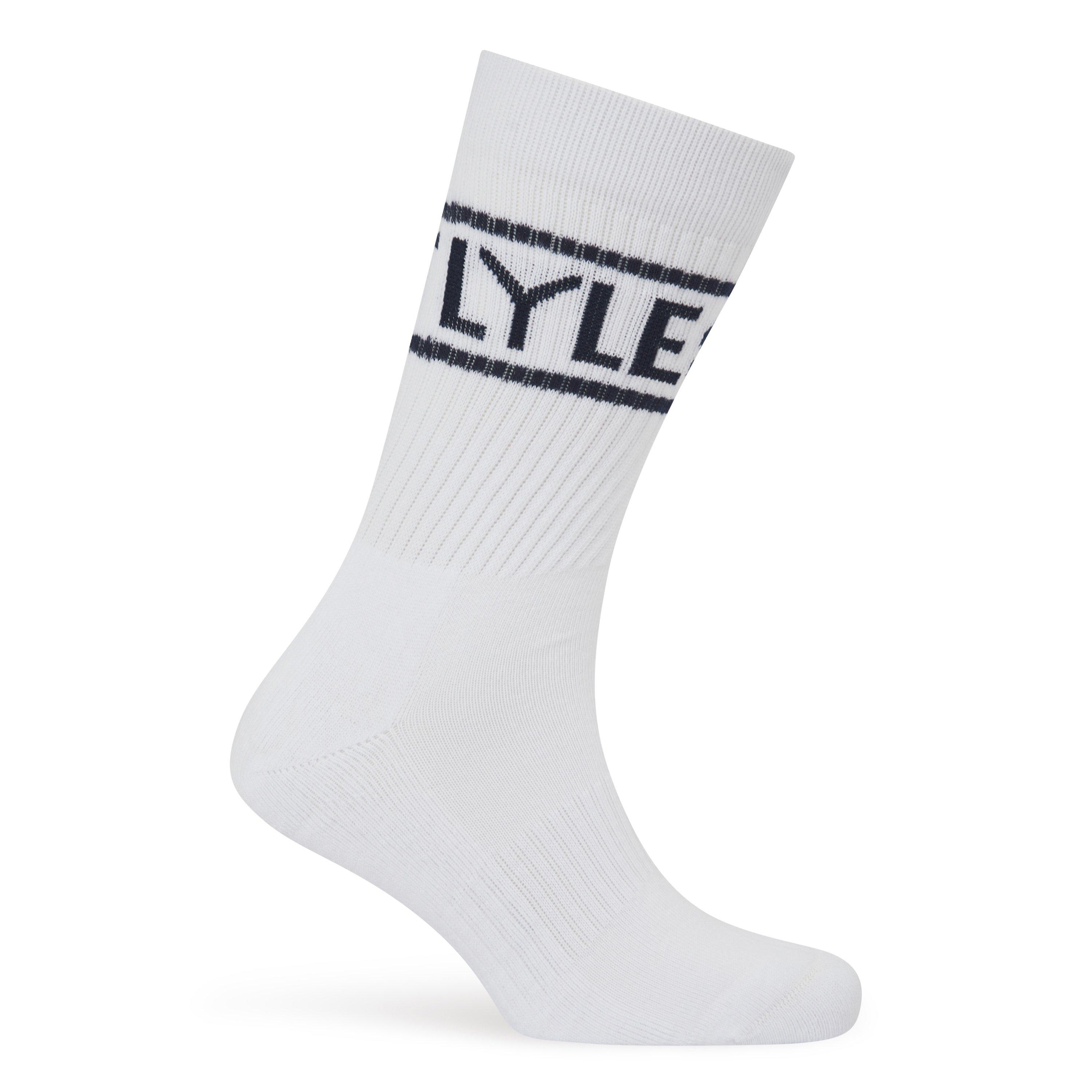 Peacot/Bt Wht - Lyle and Scott - Lyle 2 Pk Tr&Sock Sn99 - 3