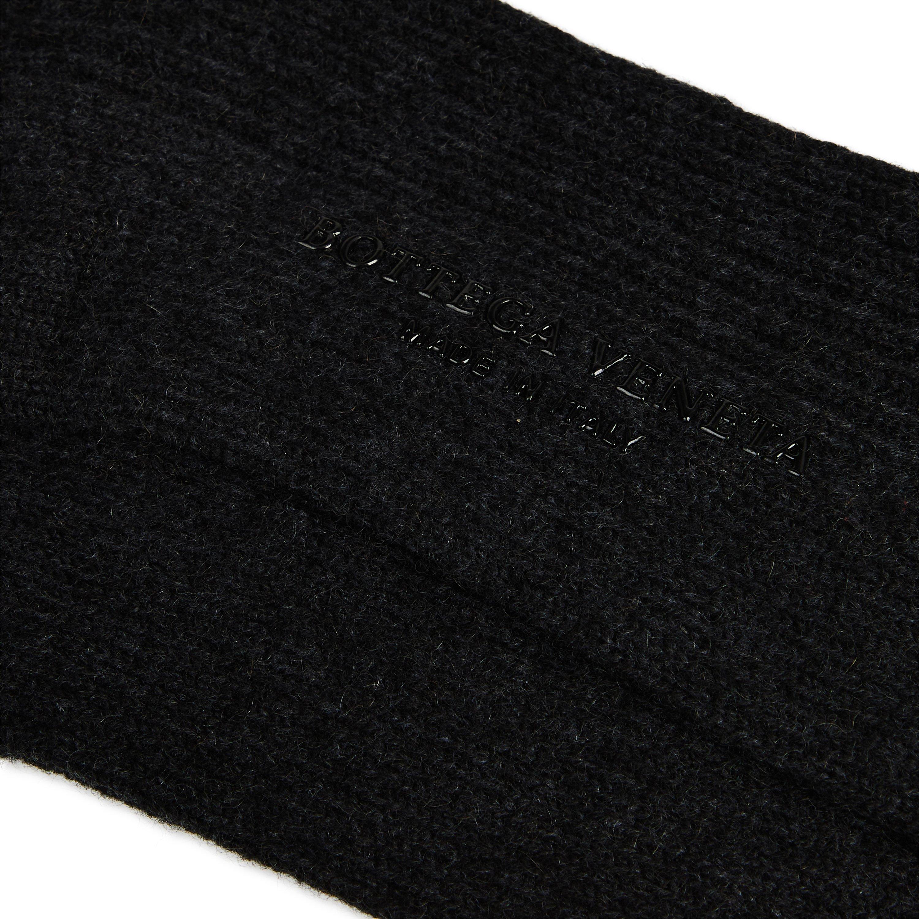 Black - Bottega Veneta - Women's Crew Socks - 3