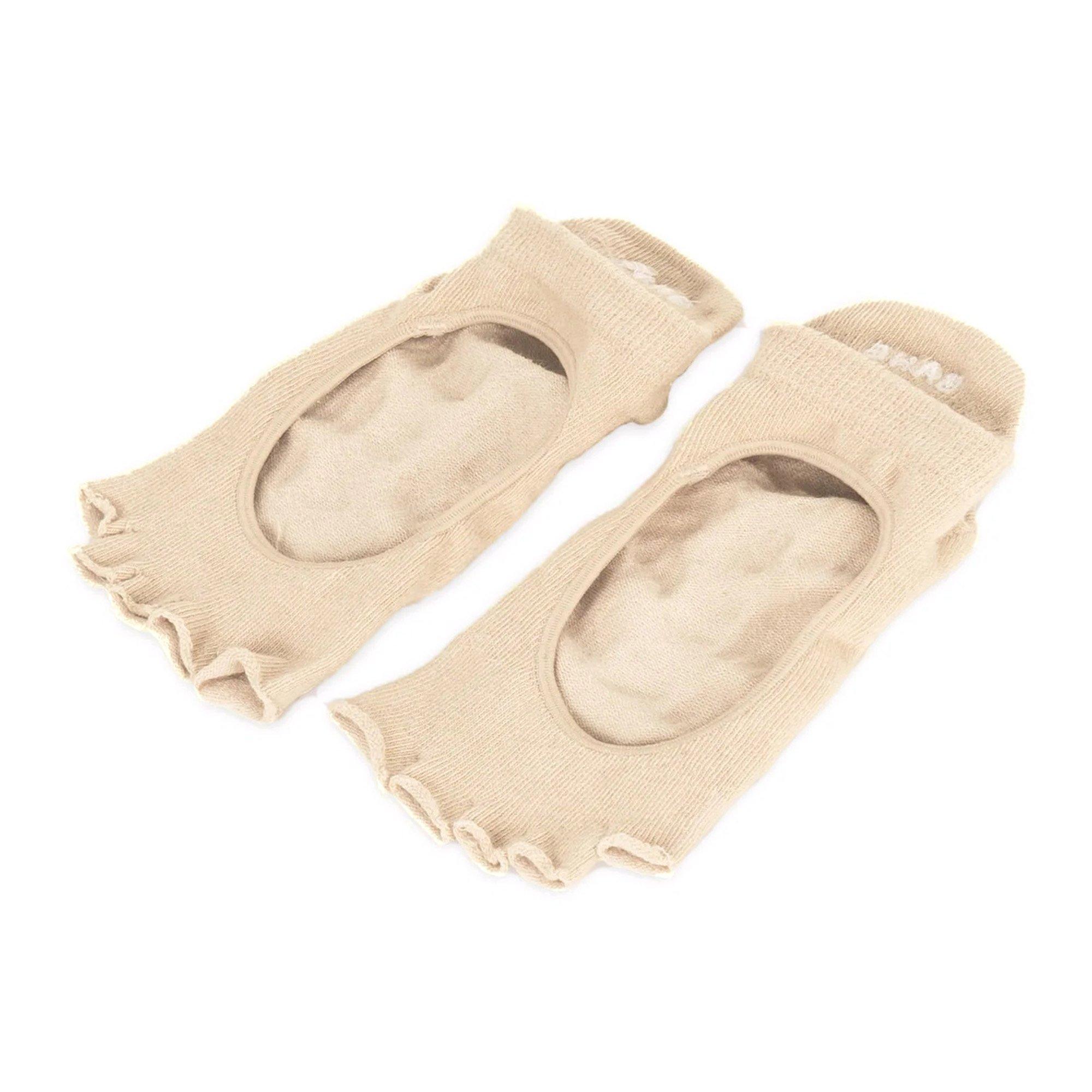 Dusty Beige - Bahe - Studio Grippy Opentoe Socks - 2