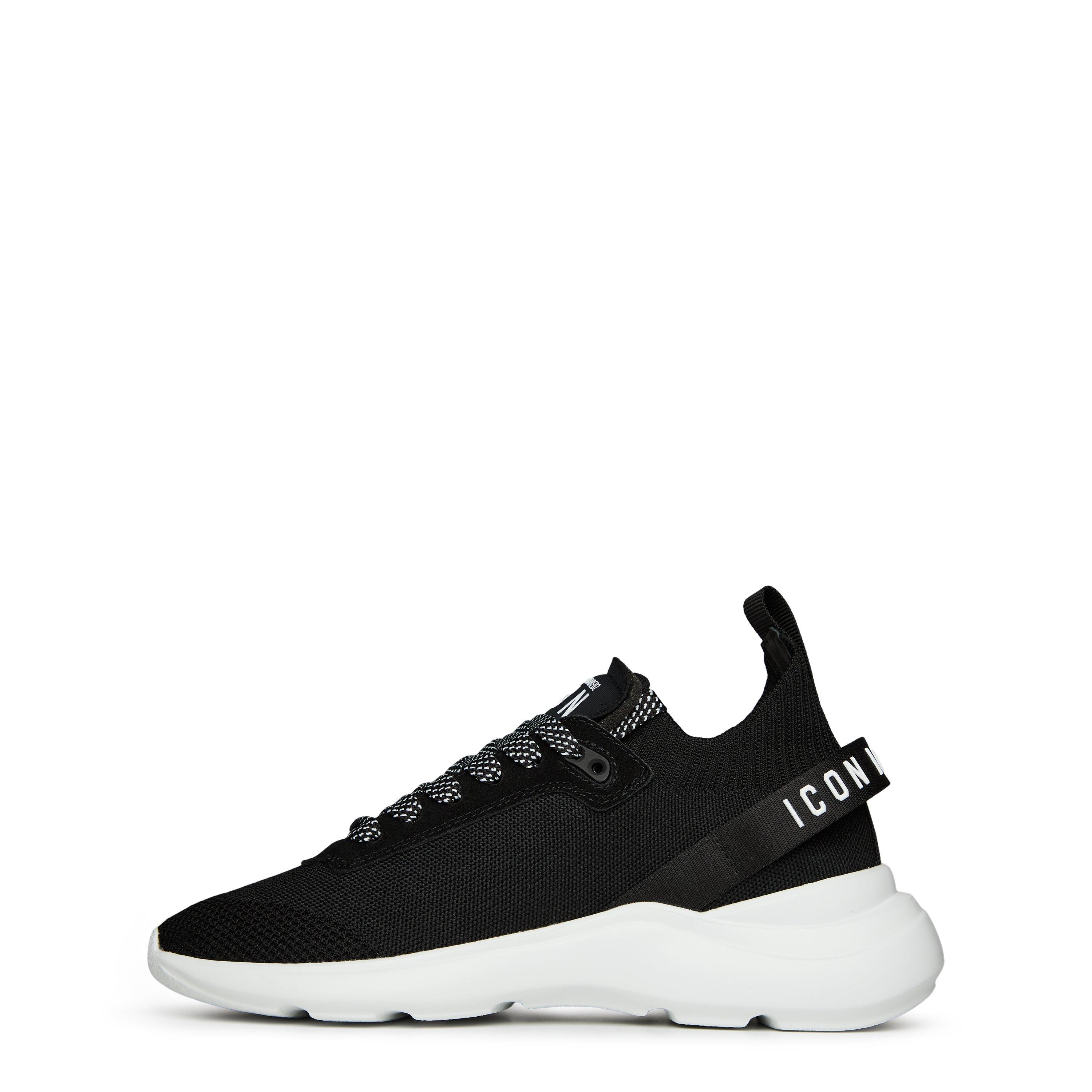 Black White - DSquared2 - Low Top Trainers - 2