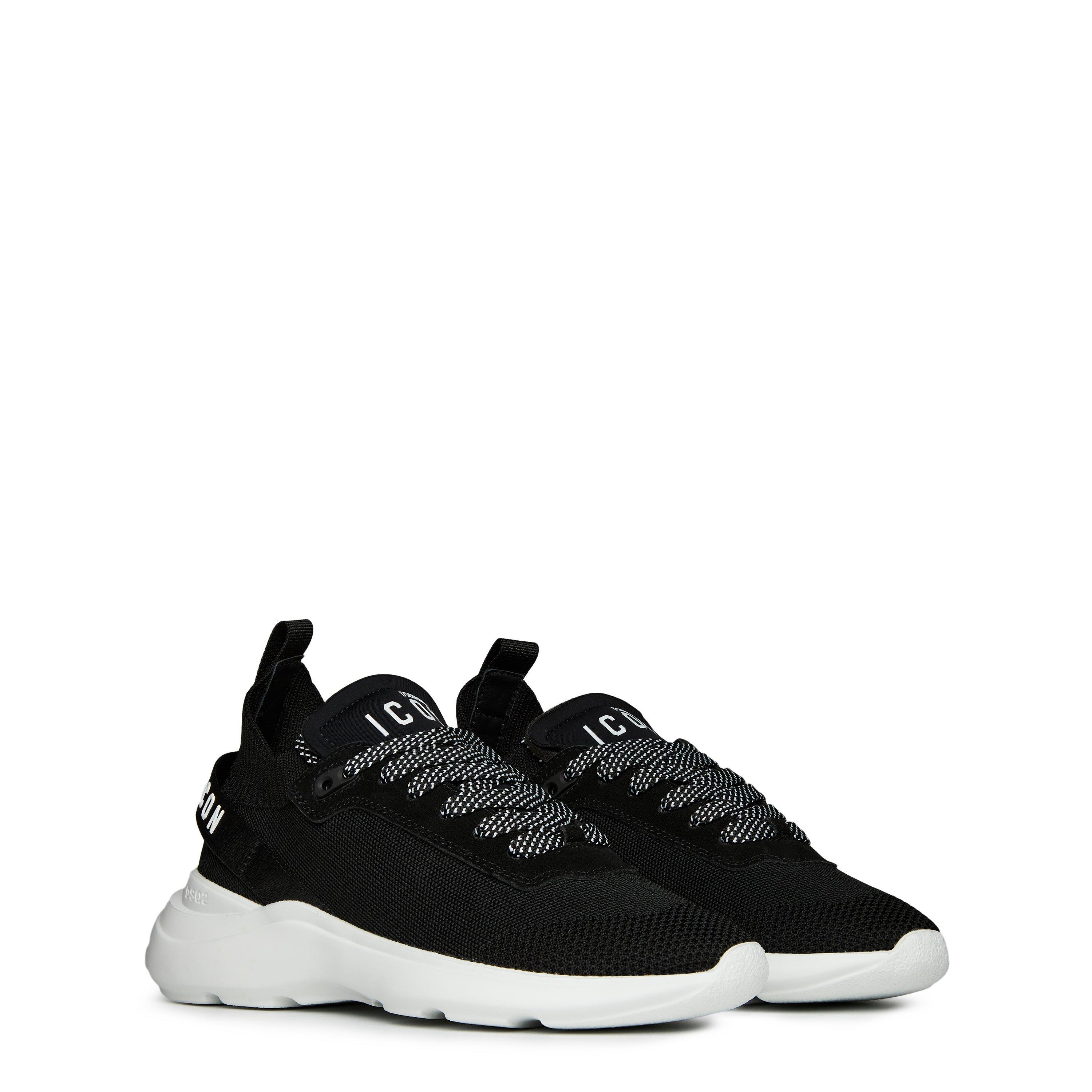 Black White - DSquared2 - Low Top Trainers - 3