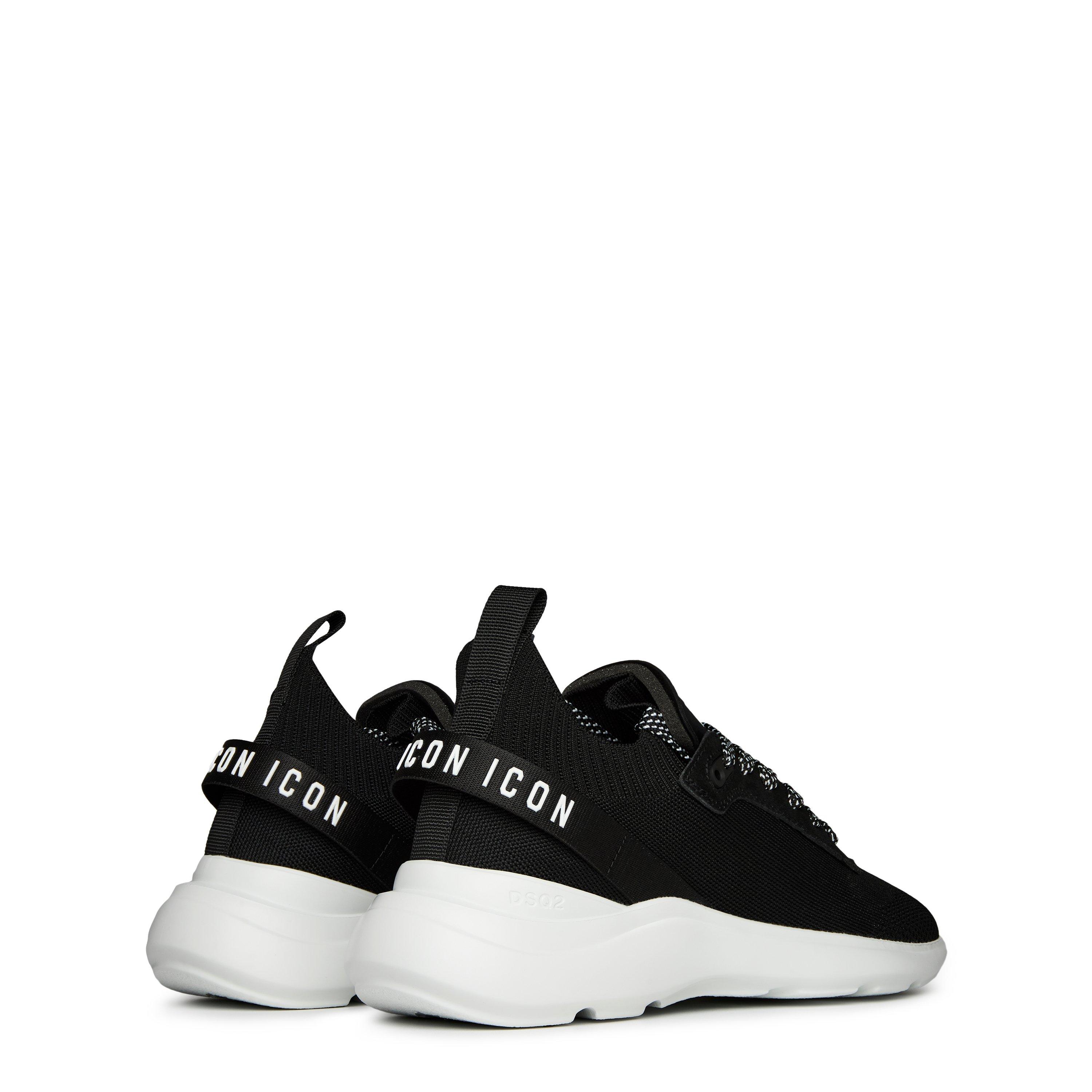 Black White - DSquared2 - Low Top Trainers - 4